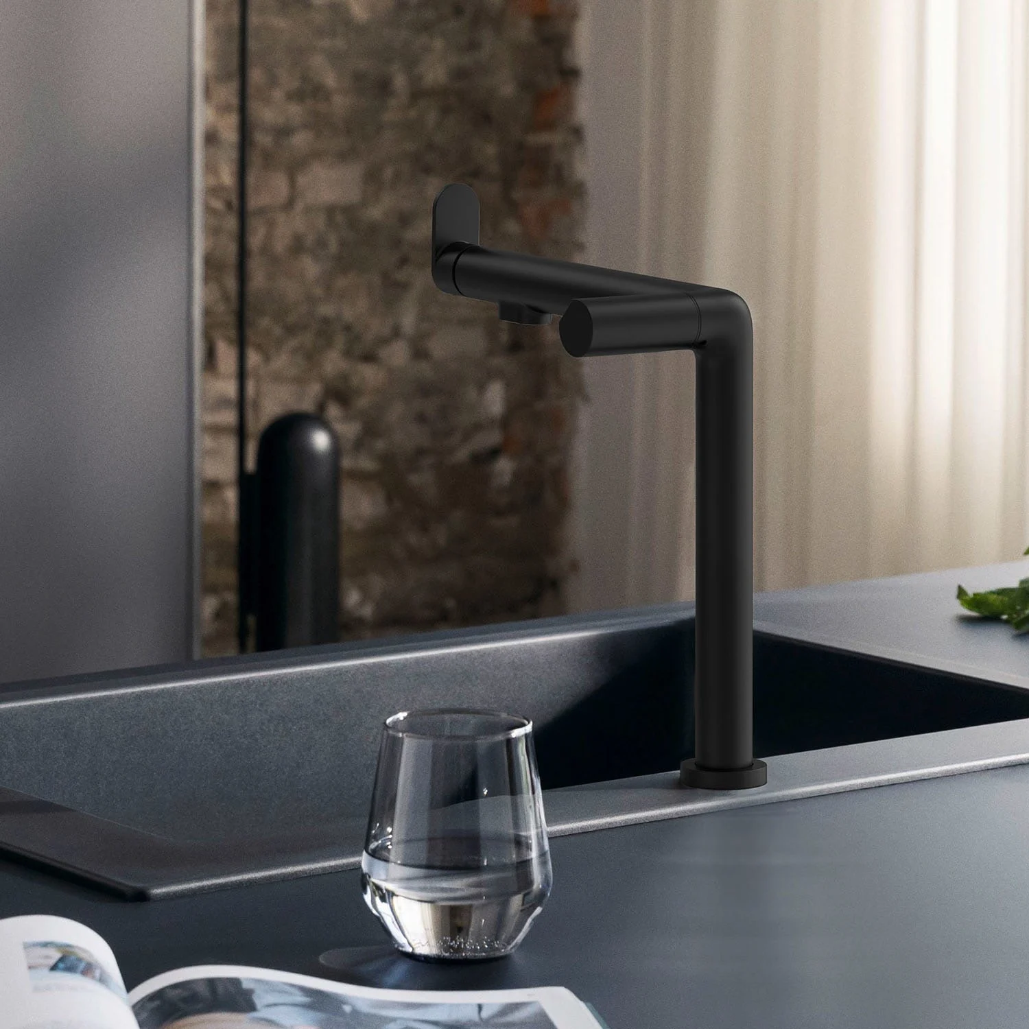 hansgrohe Aqittura M91 Filtersystem 240, Ausziehauslauf, 1jet, Starter Set, SodaSystem Bild 2