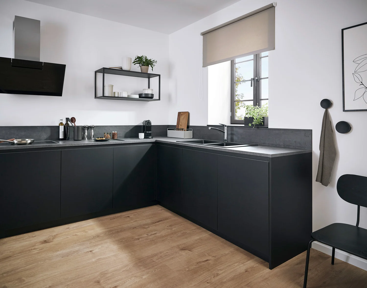 hansgrohe Focus M41 Einhebel-Küchenmischer 160, Niederdruck, offene Warmwasserbereiter, 1jet Bild 3