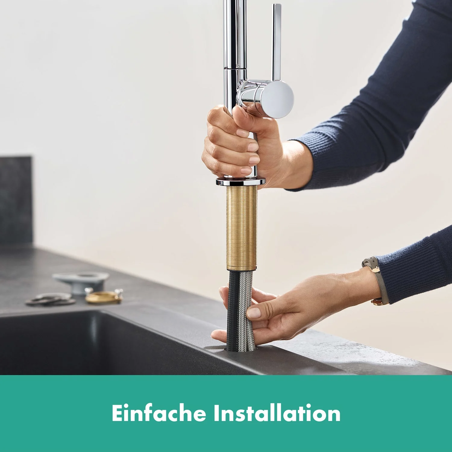 hansgrohe Talis M54 Einhebel-Küchenarmatur 270, Niederdruck, 1jet Bild 7