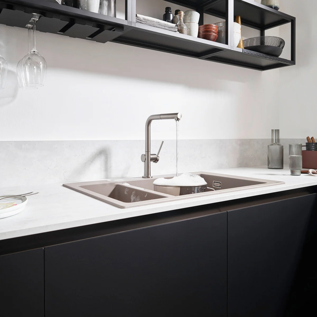 hansgrohe Talis M54 Einhebel-Küchenmischer 270, Ausziehauslauf, 1jet Bild 3