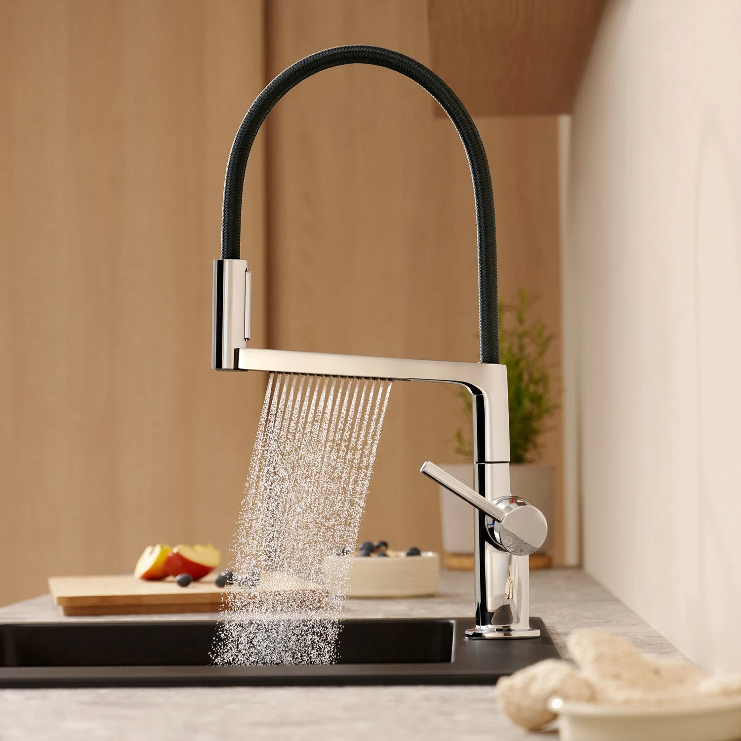 hansgrohe Talis Select M54 PowderSpray Einhebel-Küchenarmatur Semi-Pro, 3jet Bild 2