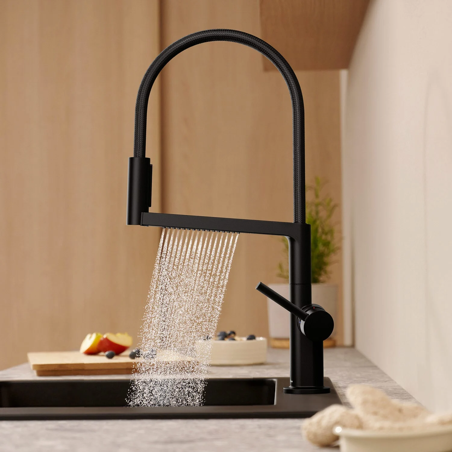 hansgrohe Talis Select M54 PowderSpray Einhebel-Küchenarmatur Semi-Pro, 3jet Bild 2