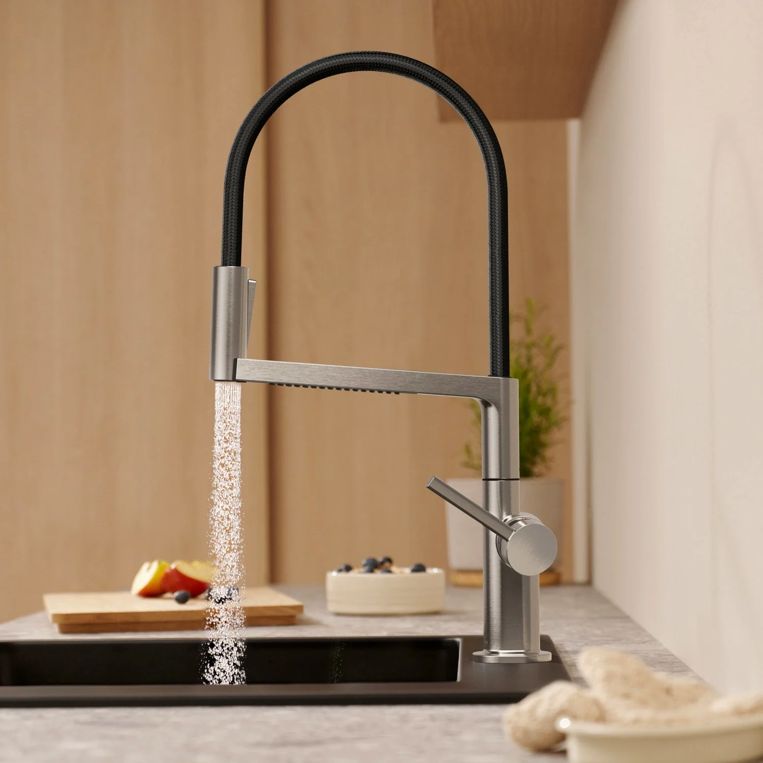 hansgrohe Talis Select M54 PowderSpray Einhebel-Küchenarmatur Semi-Pro, 3jet Bild 3
