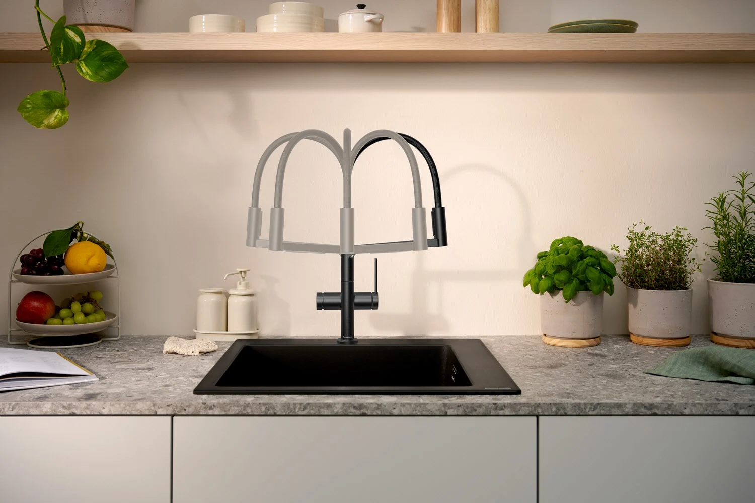 hansgrohe Talis Select M54 PowderSpray Einhebel-Küchenarmatur Semi-Pro, 3jet Bild 7