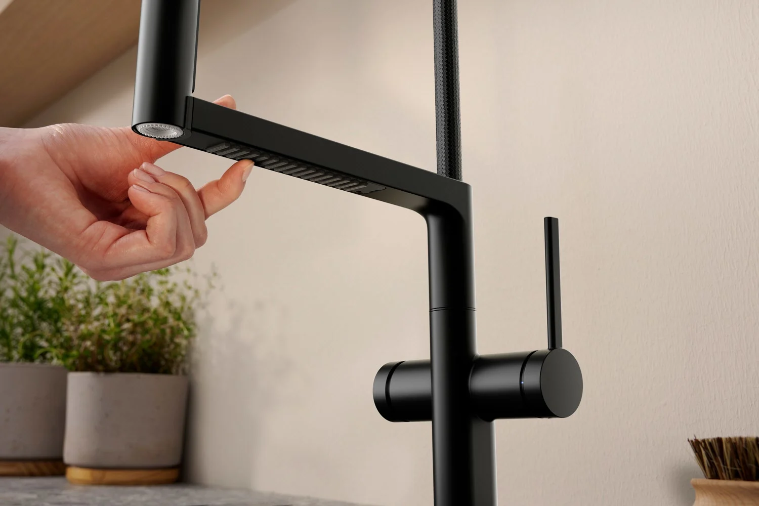 hansgrohe Talis Select M54 PowderSpray Einhebel-Küchenarmatur Semi-Pro, 3jet Bild 7