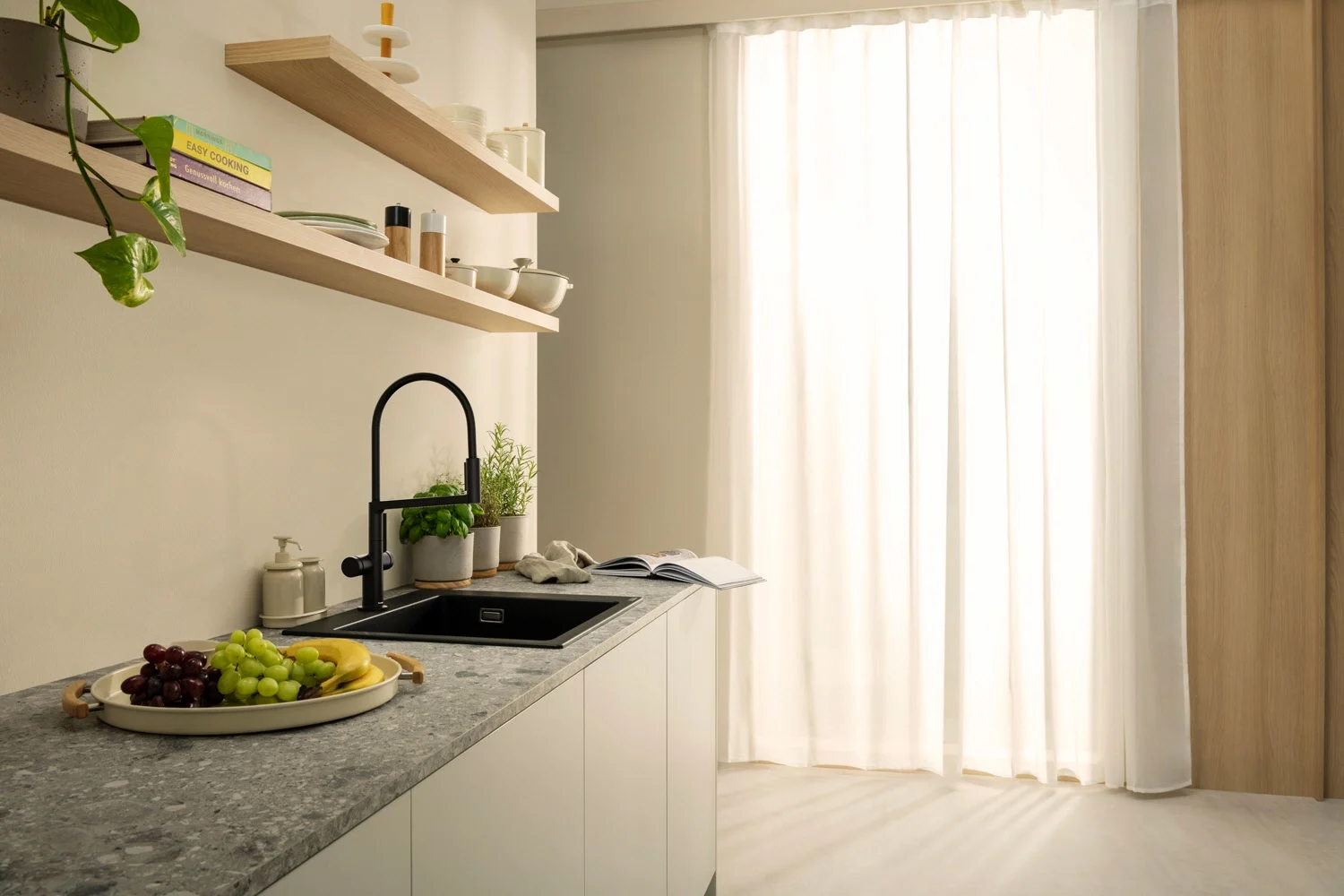 hansgrohe Talis Select M54 PowderSpray Einhebel-Küchenarmatur Semi-Pro, 3jet Bild 9