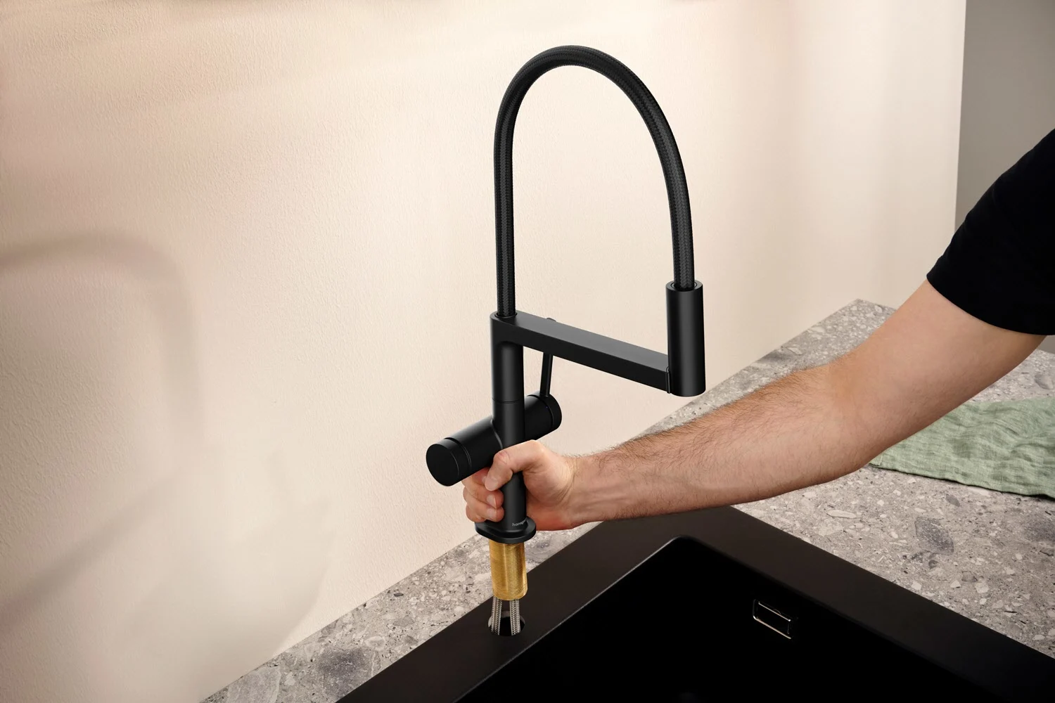 hansgrohe Talis Select M54 PowderSpray Einhebel-Küchenarmatur Semi-Pro, 3jet Bild 10