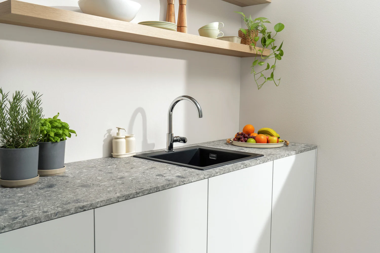 Hansgrohe Vernis Blend M35 – jednouchwytowa bateria kuchenna 260, 1 rodzaj strumienia Zdjęcie 6