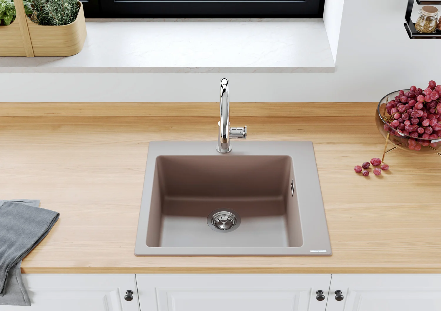 Hansgrohe Vernis Blend M35 – jednouchwytowa bateria kuchenna 260, 1 rodzaj strumienia Zdjęcie 8