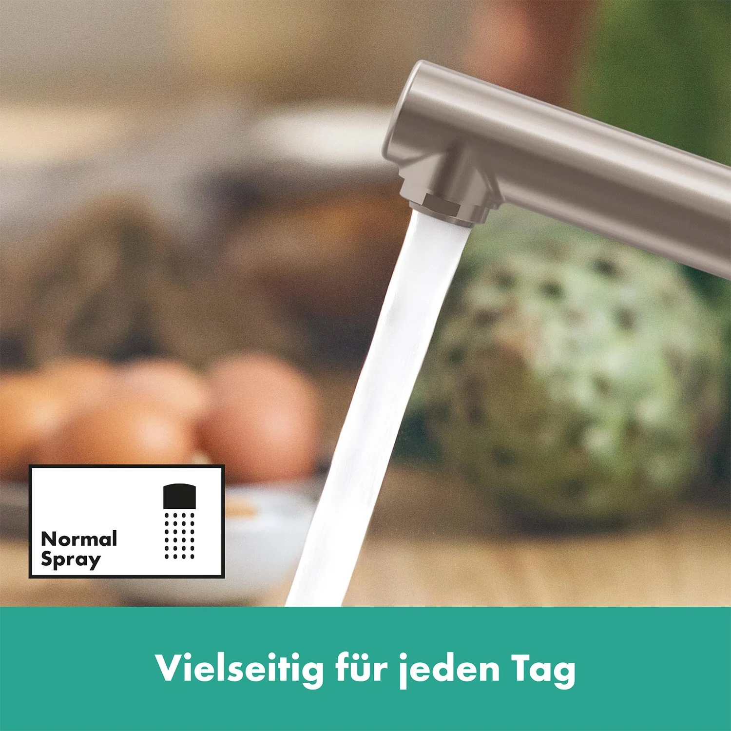 hansgrohe Zesis M33 Einhebel-Küchenarmatur 150, Niederdruck 1 Strahlart Bild 3