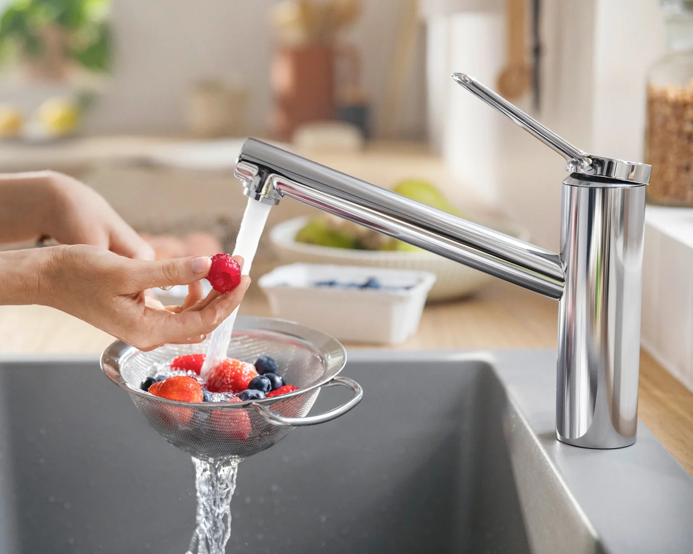 Hansgrohe Zesis M33 Jednouchwytowa bateria kuchenna 150, Eco, 1 rodzaj strumienia Zdjęcie 3