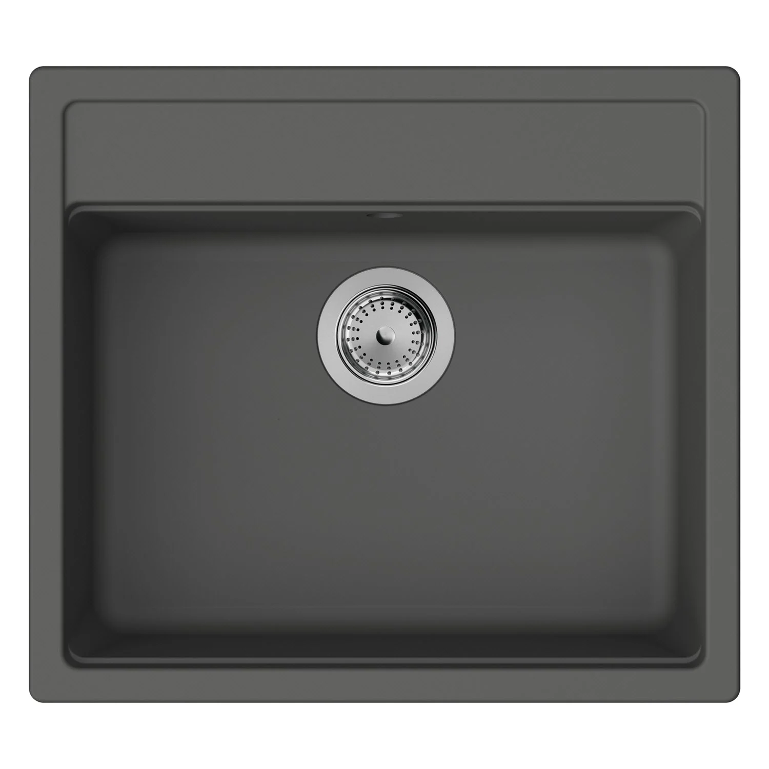 Zlew wpuszczany kwadratowy antracytowy, hansgrohe