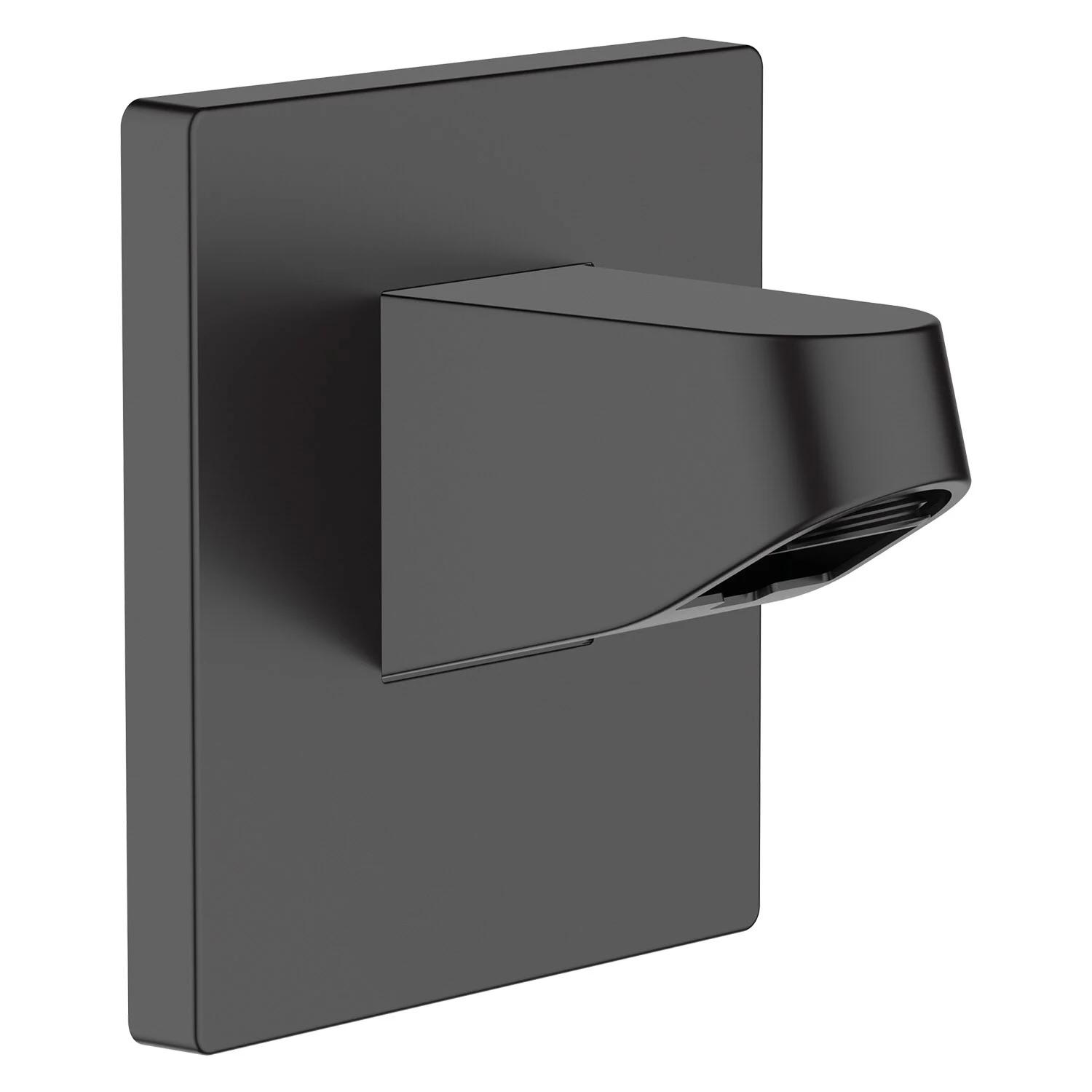 Czarne połączenie ścienne do prysznica ręcznego, hansgrohe