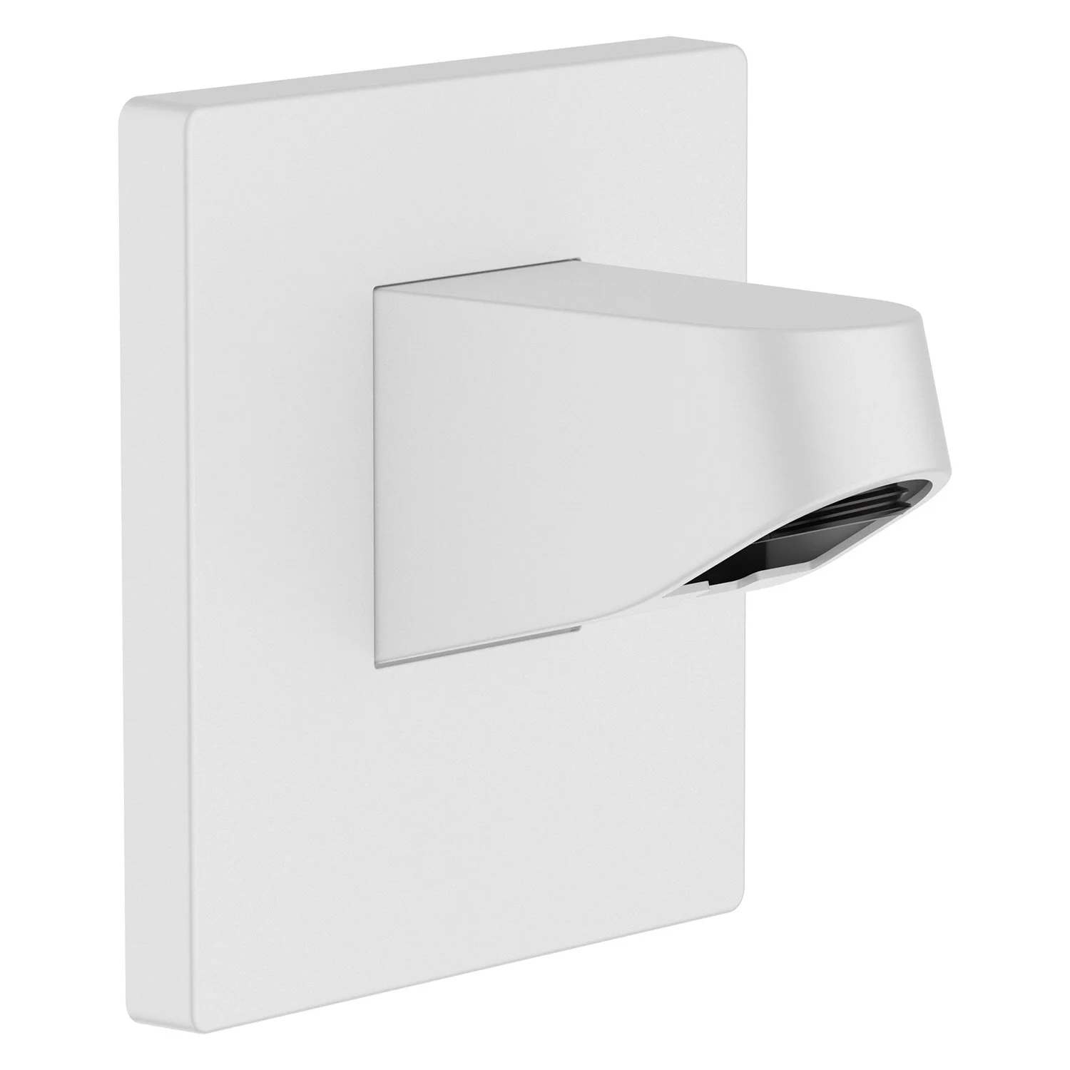 Białe połączenie ścienne do prysznica ręcznego, hansgrohe