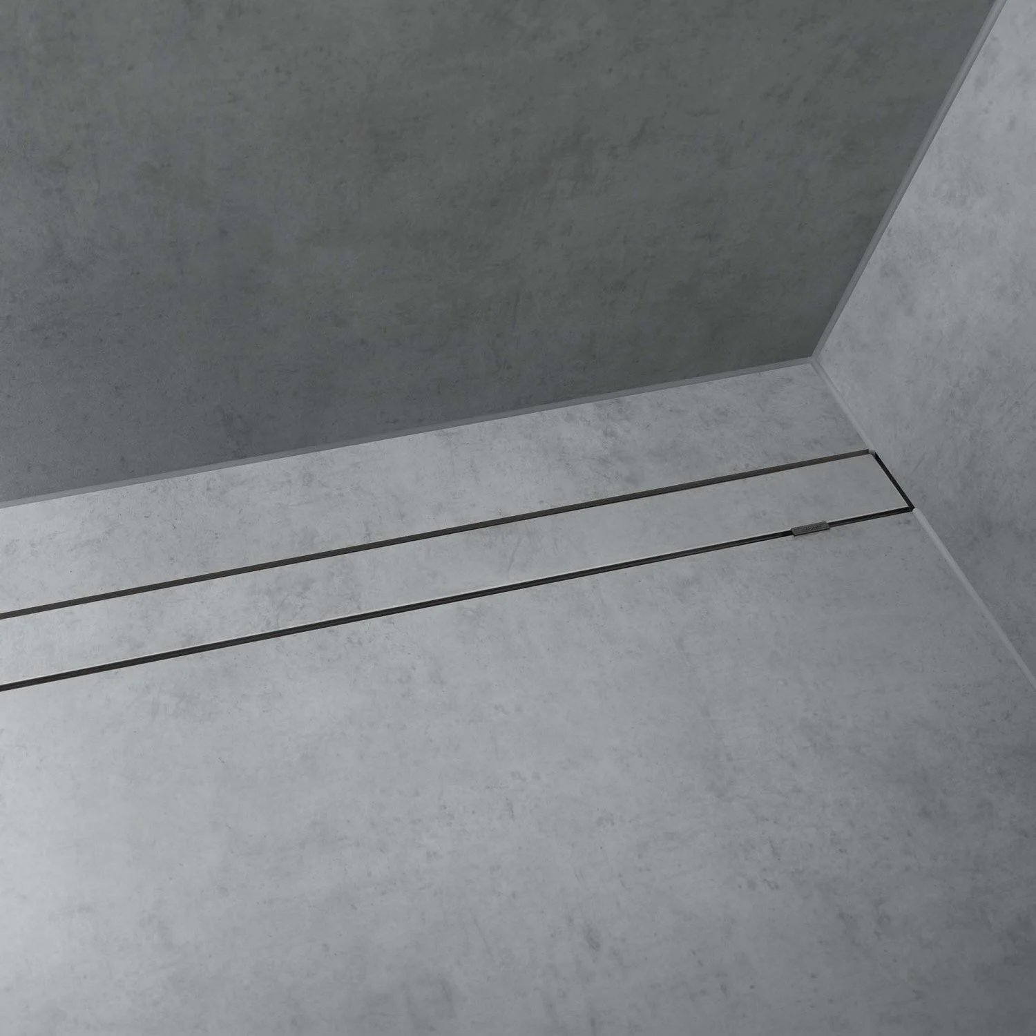 hansgrohe RainDrain Rock Fertigset Duschrinne 100 cm + 10 cm kürzbare Überlänge, befliesbar Bild 5