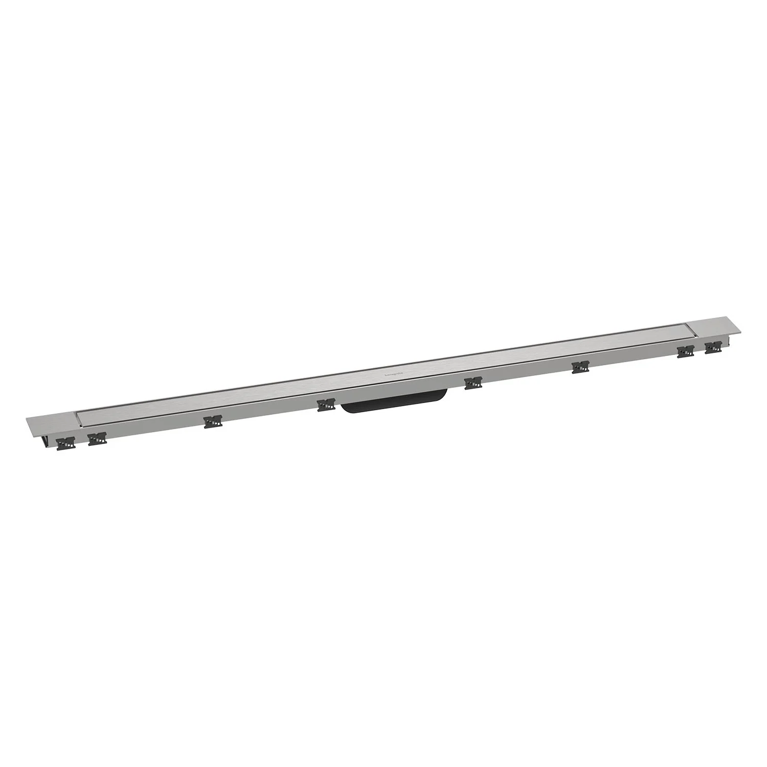 hansgrohe RainDrain Match Plus Fertigset Duschrinne 120 cm mit höhenverstellbarem Rahmen