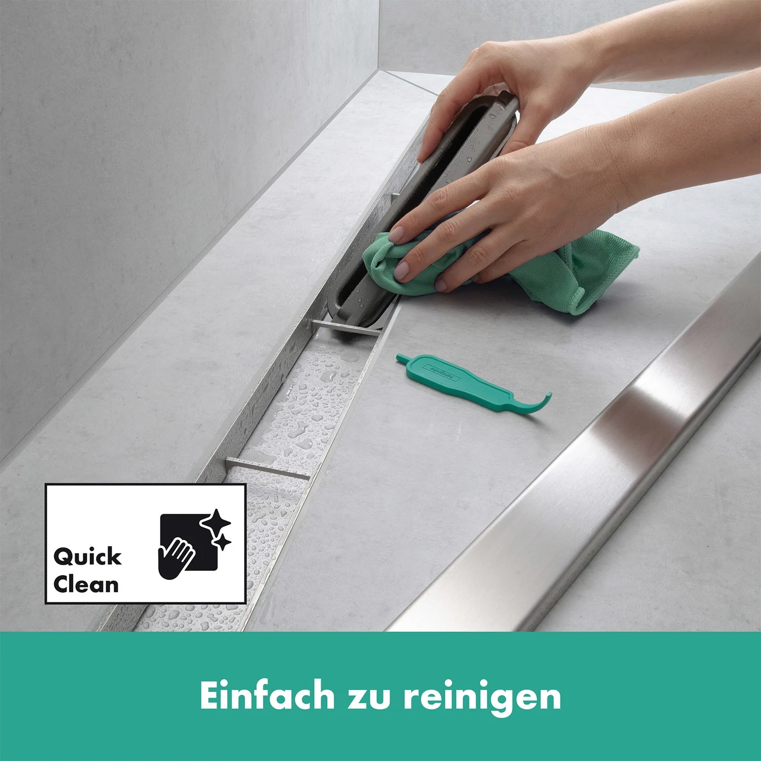 hansgrohe RainDrain Original Fertigset Duschrinne 90 cm Bild 3