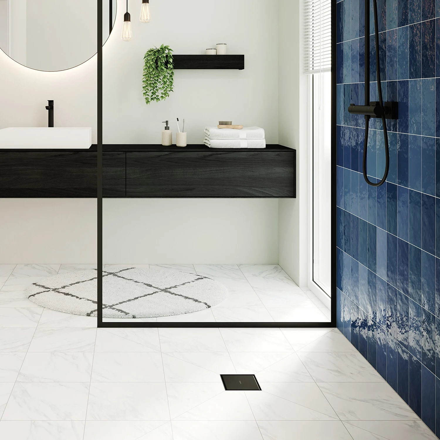 hansgrohe RainDrain Point Komplettset Punktablauf 15/15 cm rückseitig befliesbar Bild 7
