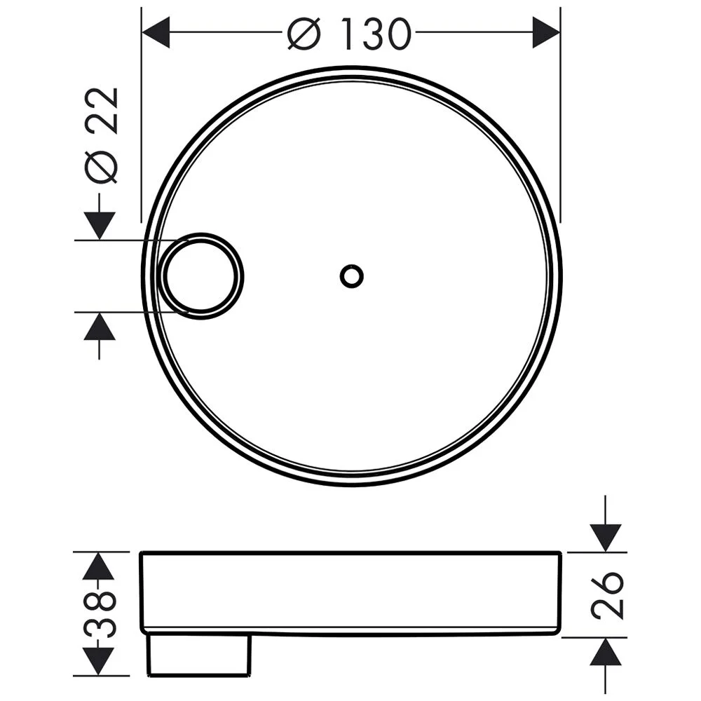 hansgrohe Cassetta'S Puro Seifenschale Bild 2