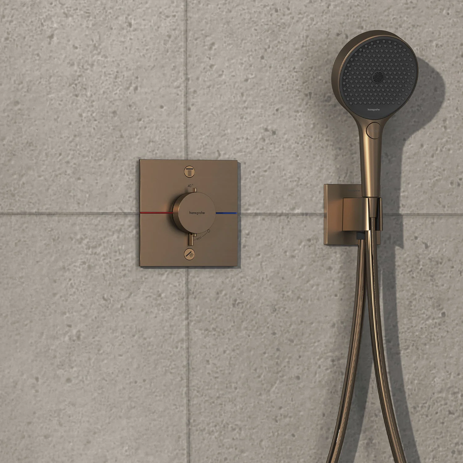 hansgrohe ShowerSelect Comfort E Thermostat Unterputz für 2 Verbraucher Bild 2