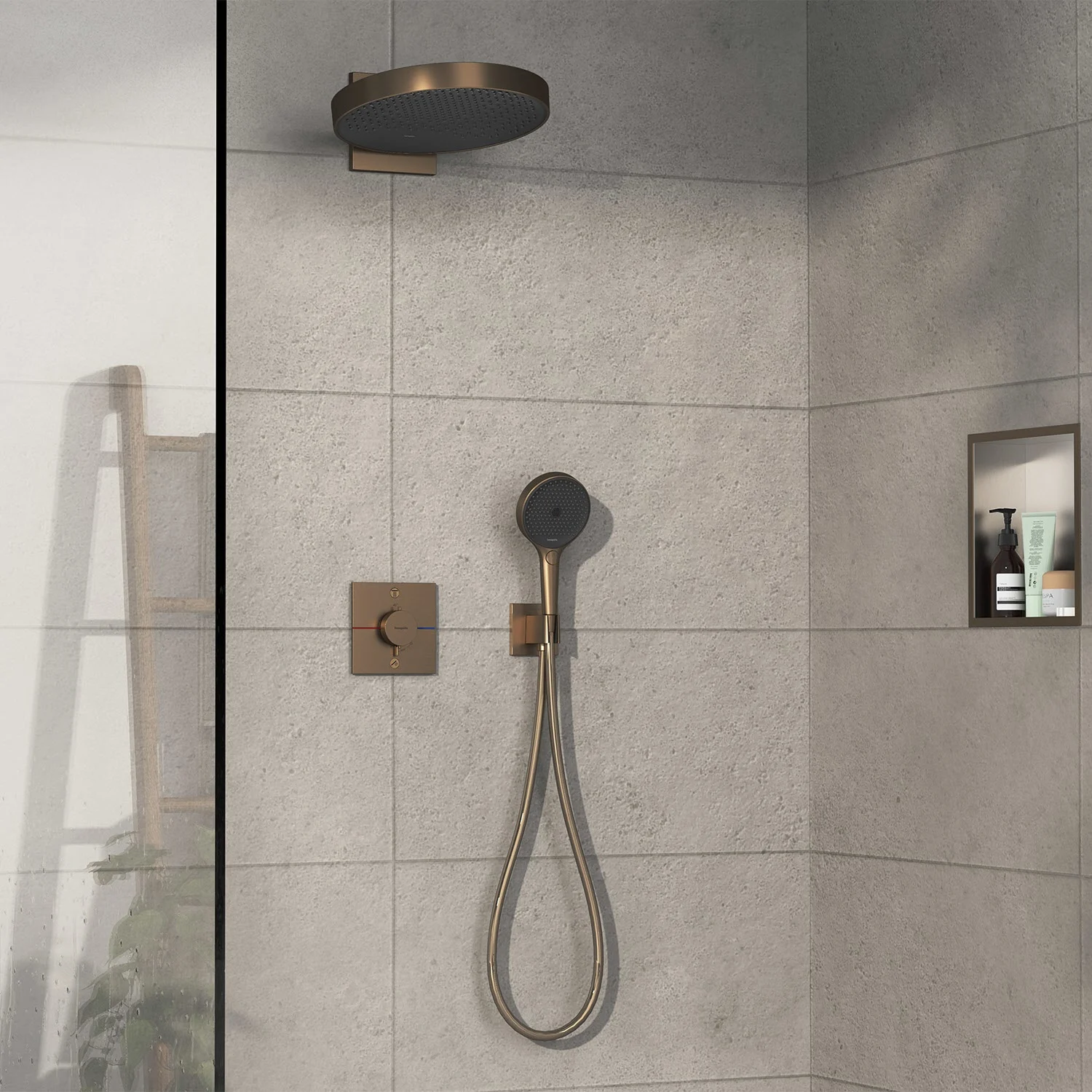 hansgrohe ShowerSelect Comfort E Thermostat Unterputz für 2 Verbraucher Bild 3