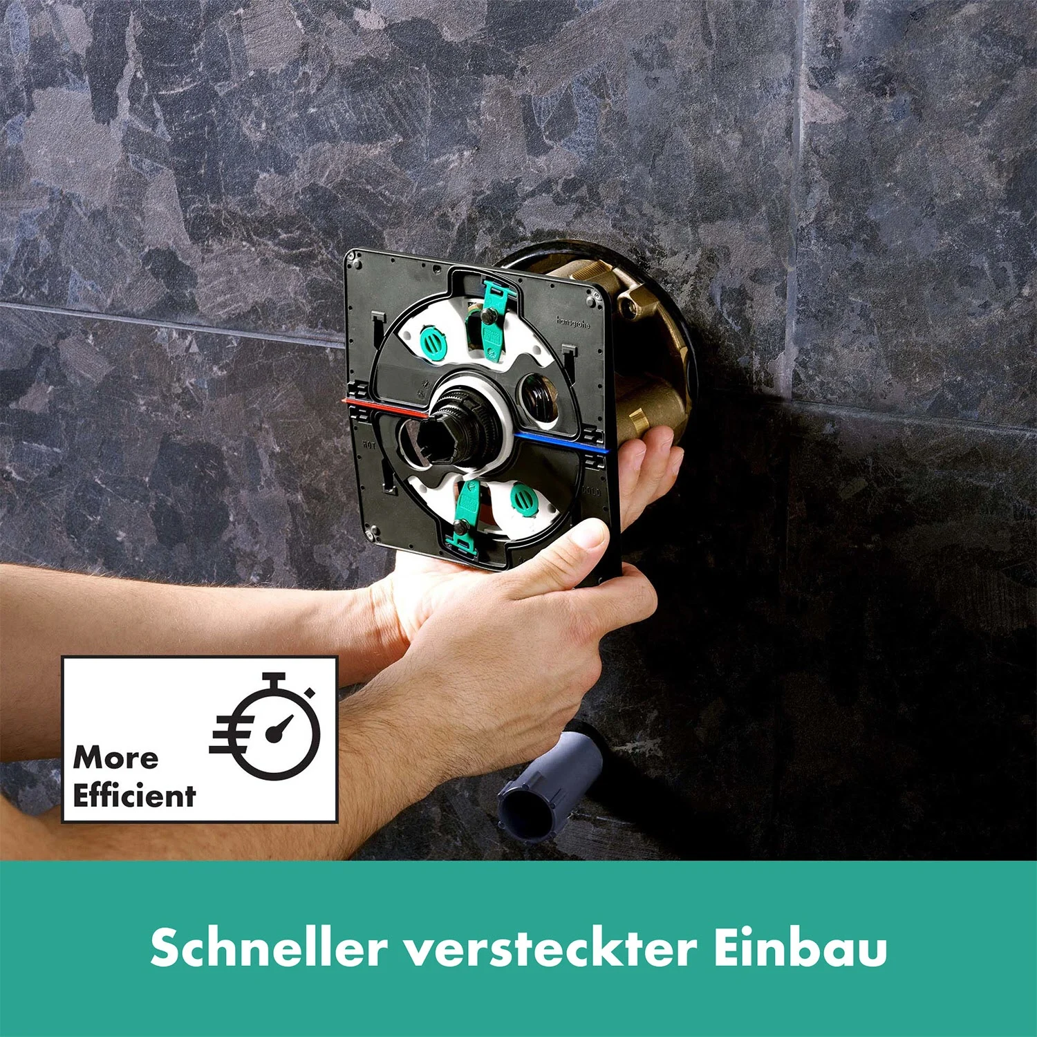 hansgrohe ShowerSelect Comfort E Thermostat Unterputz für 2 Verbraucher Bild 6