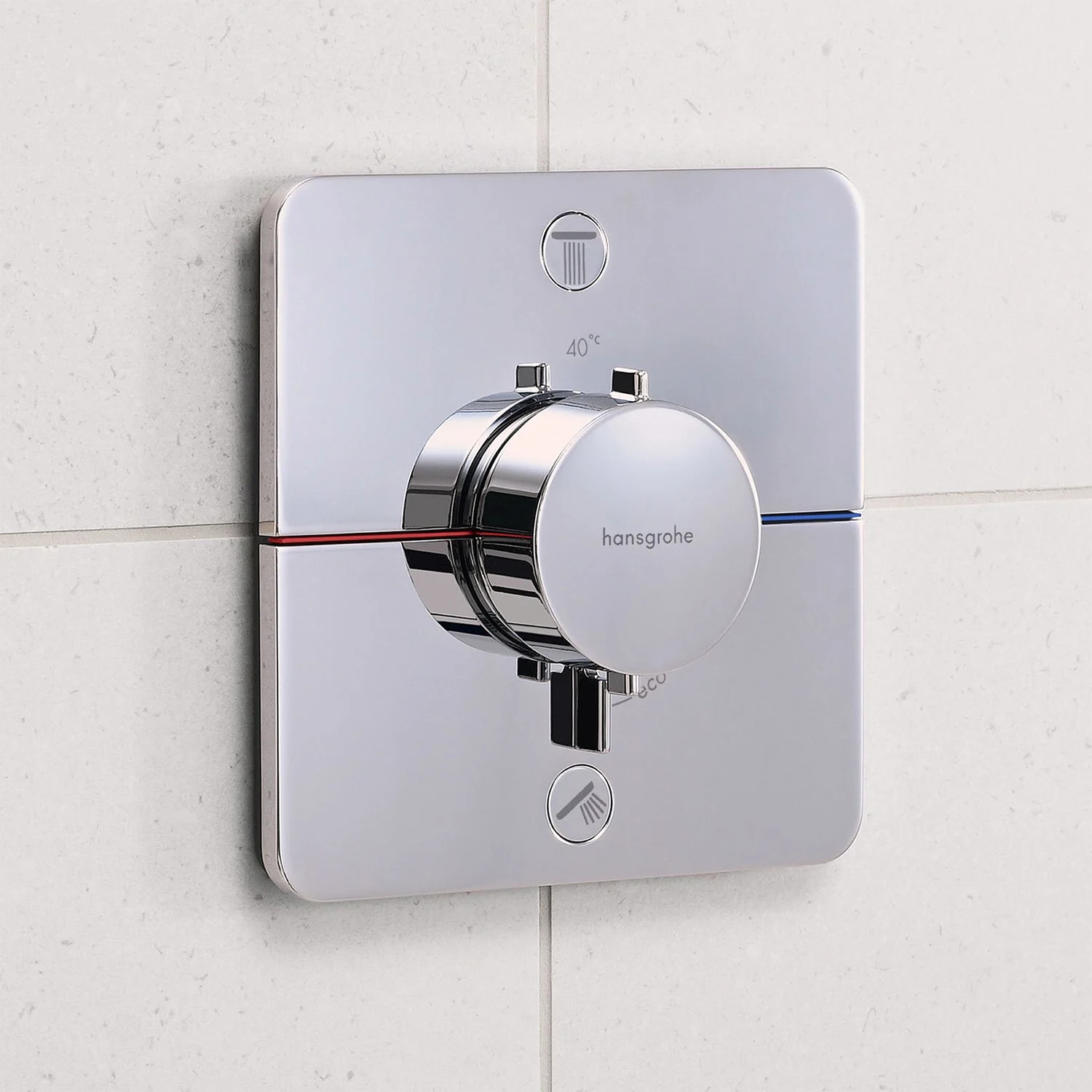 hansgrohe ShowerSelect Comfort Q Thermostat Unterputz für 2 Verbraucher