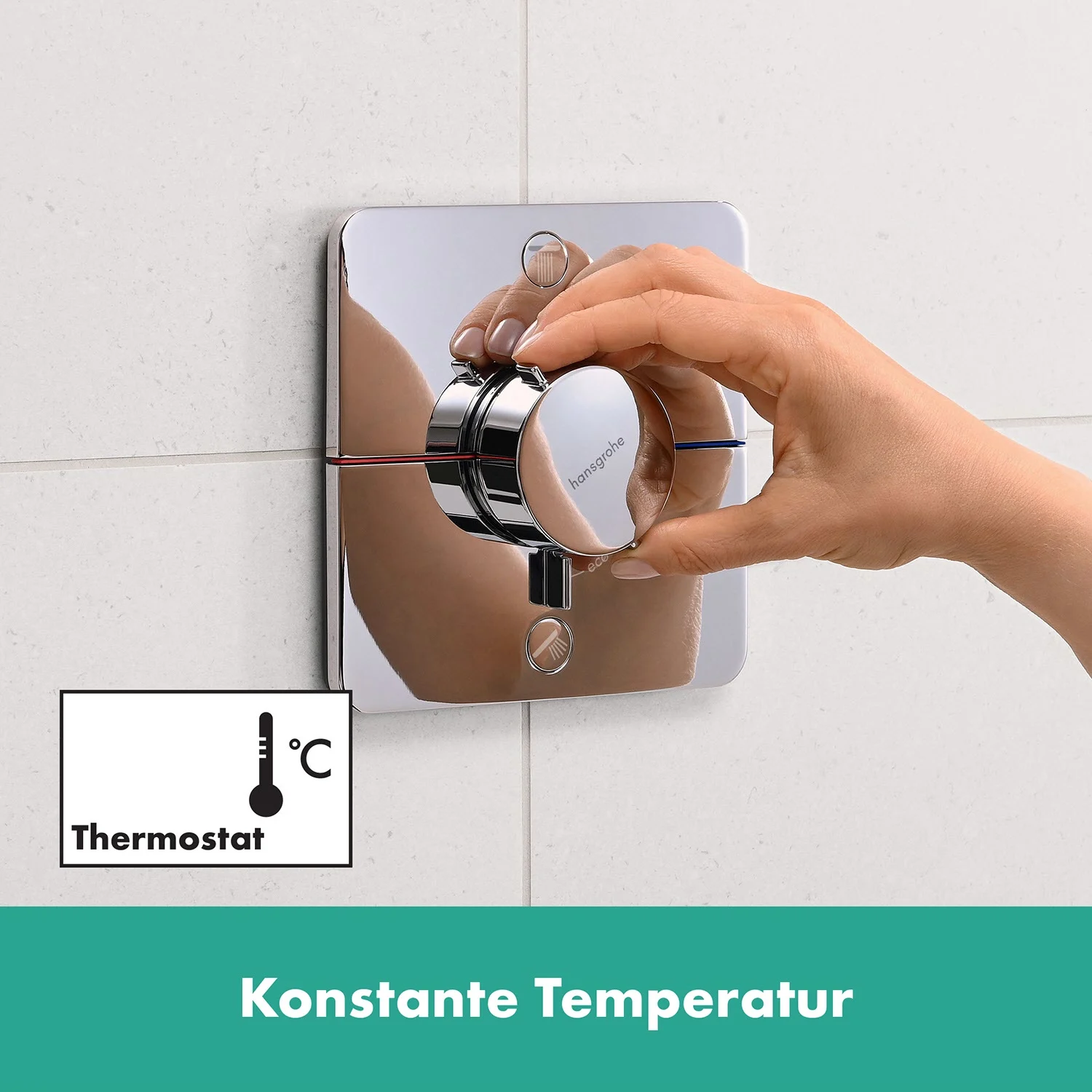 hansgrohe ShowerSelect Comfort Q Thermostat Unterputz für 2 Verbraucher Bild 7