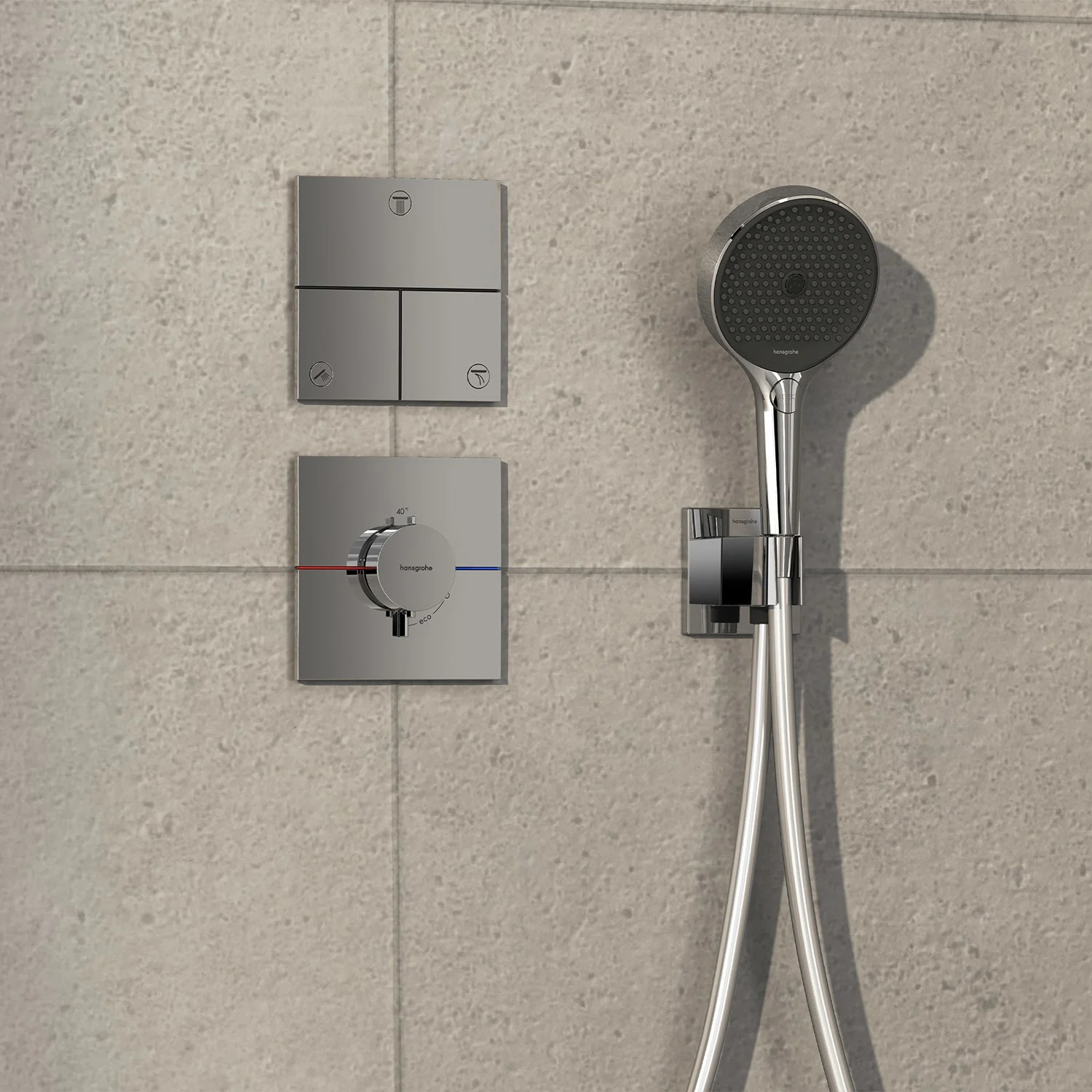 hansgrohe ShowerSelect Comfort E Ventil Unterputz für 3 Verbraucher Bild 2