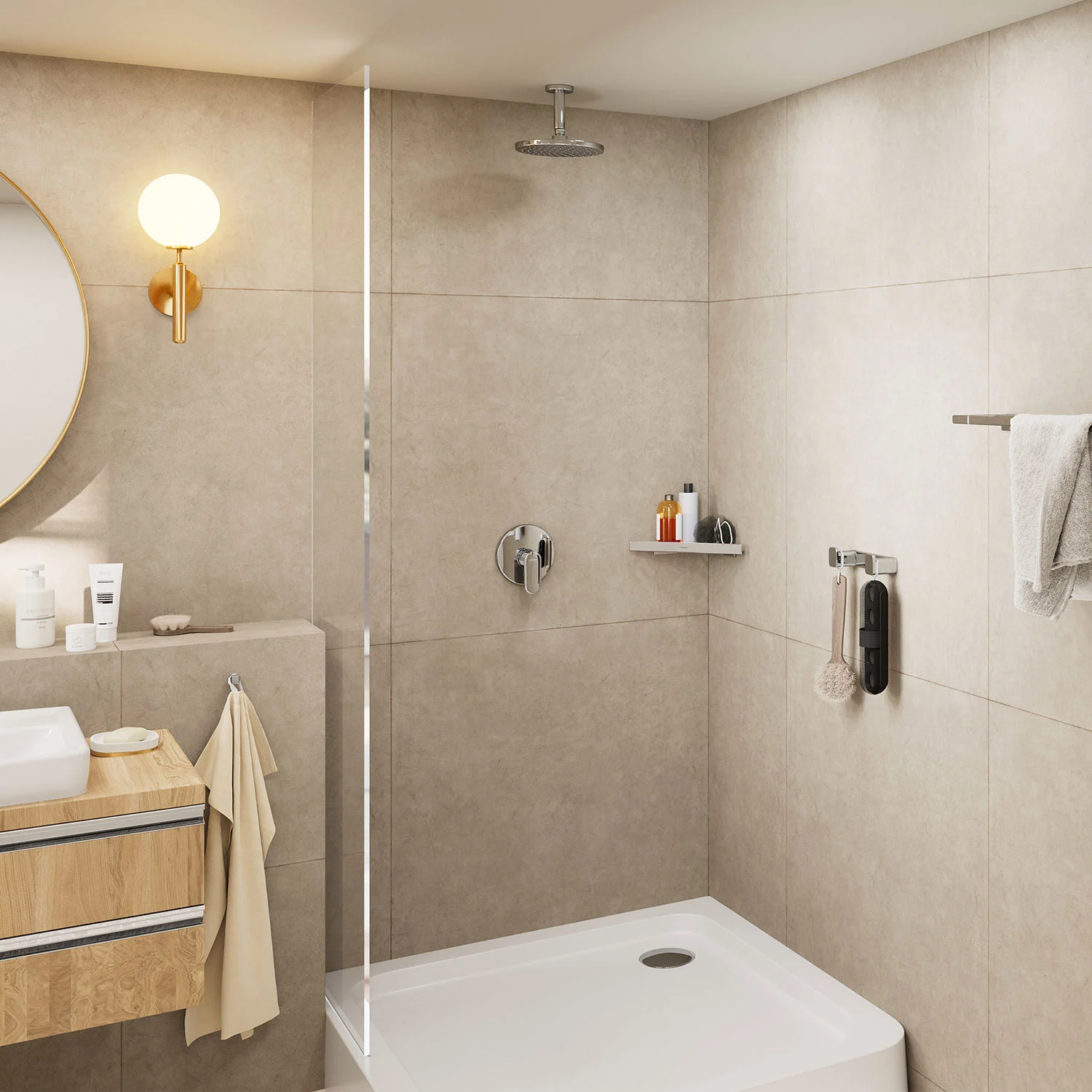 hansgrohe Vernis Blend Deckenanschluß 10 cm Bild 2