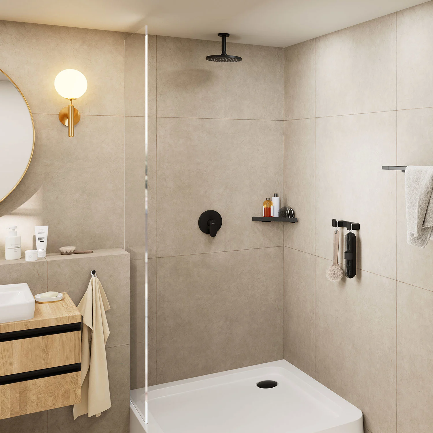 hansgrohe Vernis Blend Deckenanschluß 10 cm Bild 2