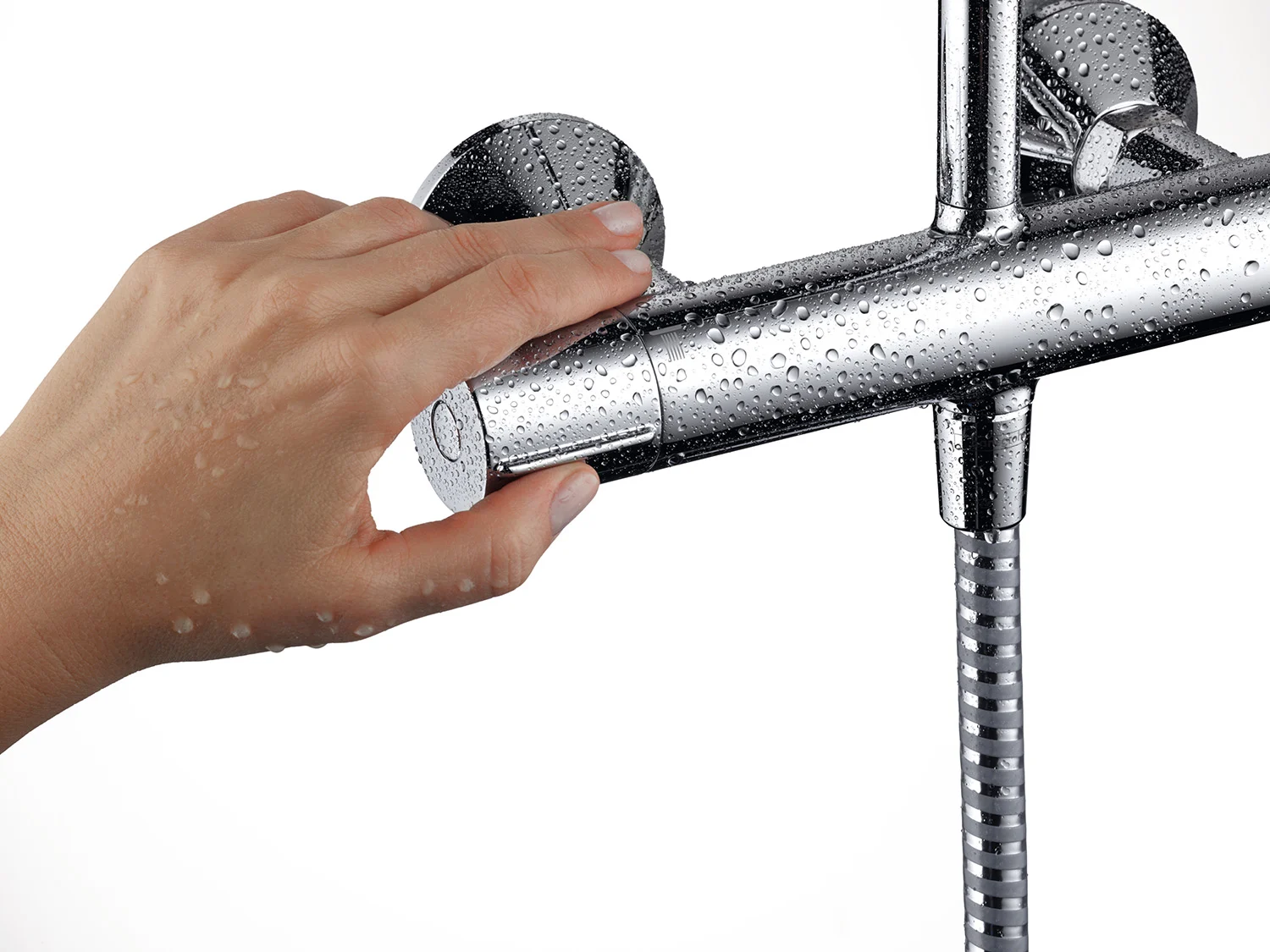 hansgrohe Vernis Blend Duschsystem 200 1 jet mit Brausethermostat Bild 3