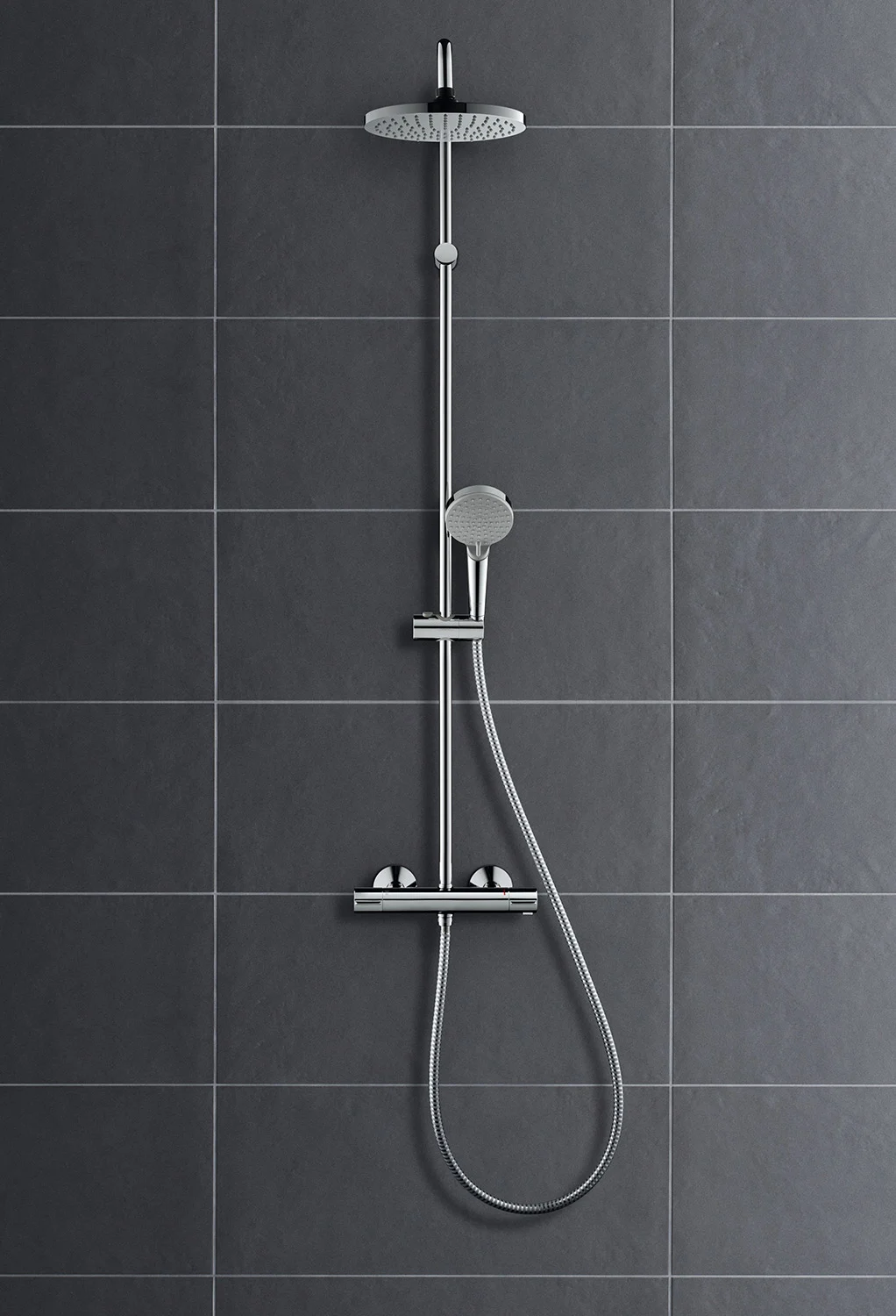 hansgrohe Vernis Blend Duschsystem 200 1 jet mit Brausethermostat Bild 6