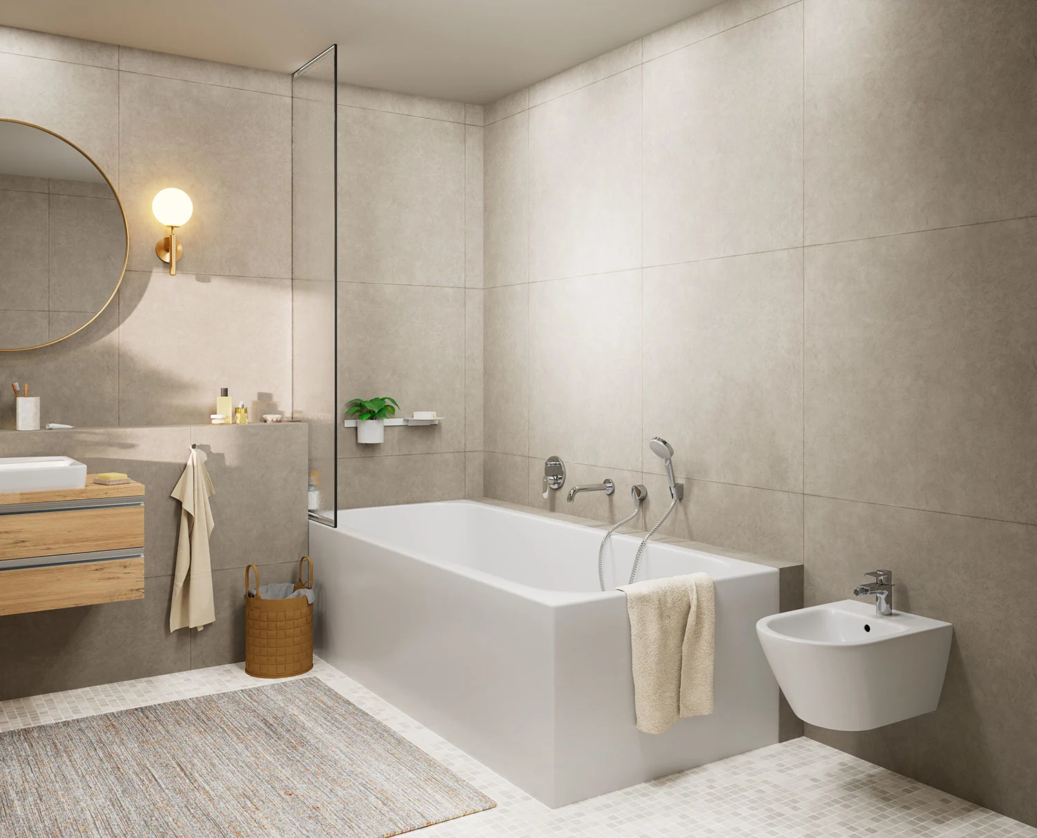 hansgrohe Vernis Blend Wanneneinlauf Bild 3