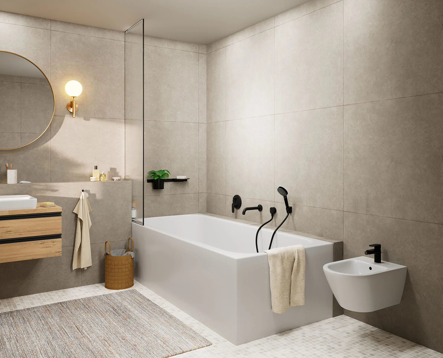 hansgrohe Vernis Blend Wanneneinlauf Bild 3