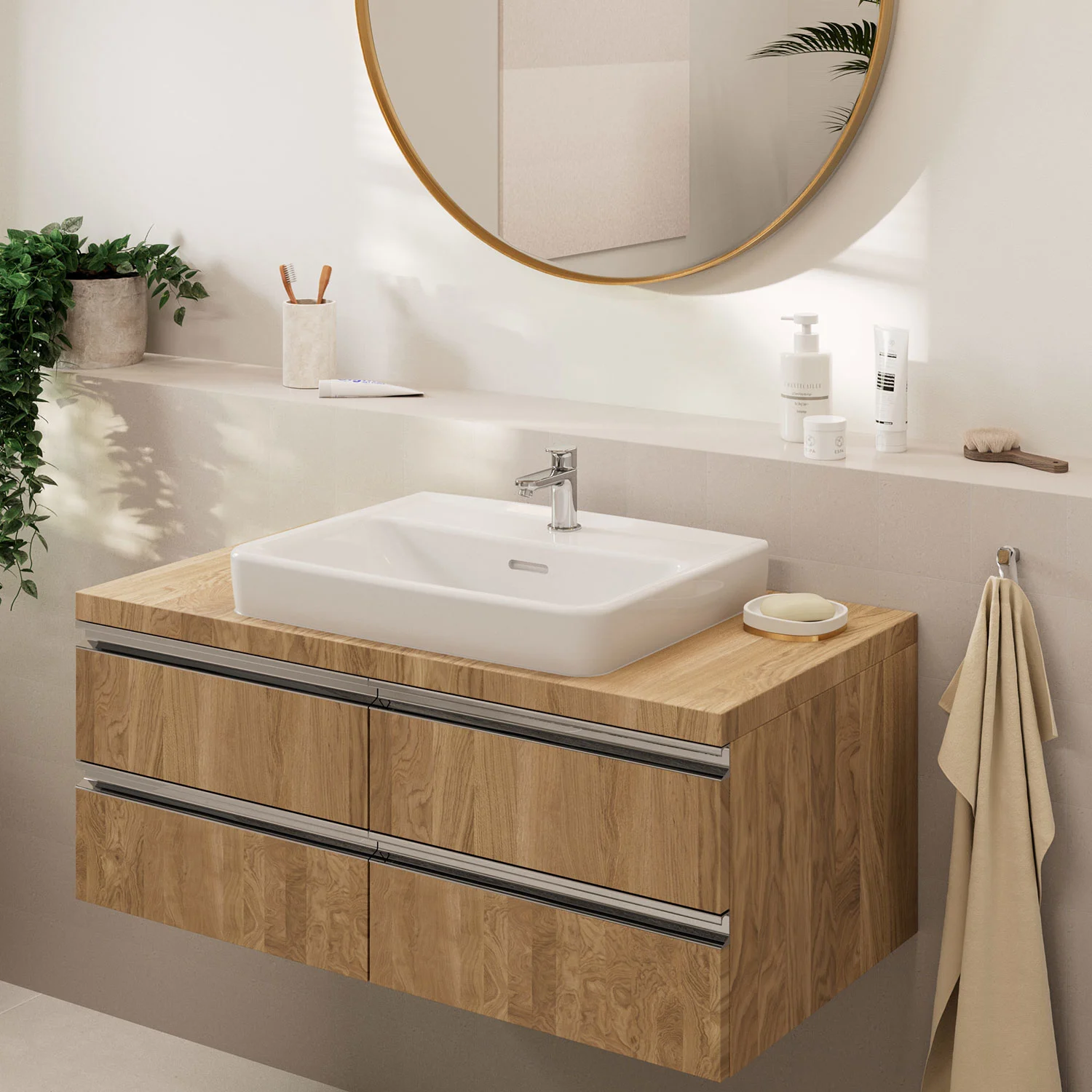 hansgrohe Vernis Blend Standventil 70 für Kaltwasser, ohne Ablaufgarnitur Bild 2