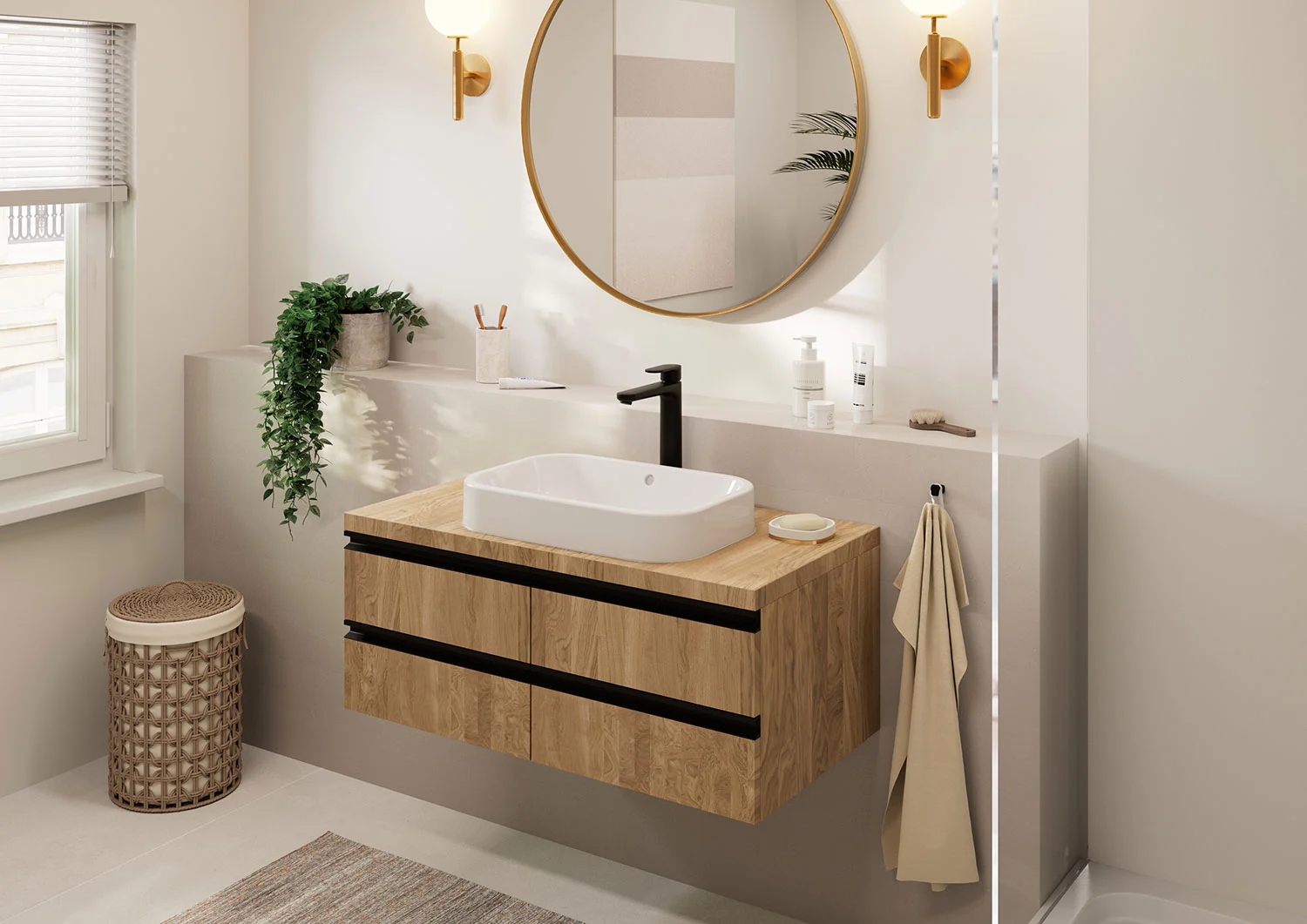 hansgrohe Vernis Blend Waschtischarmatur 190 ohne Ablaufgarnitur Bild 3