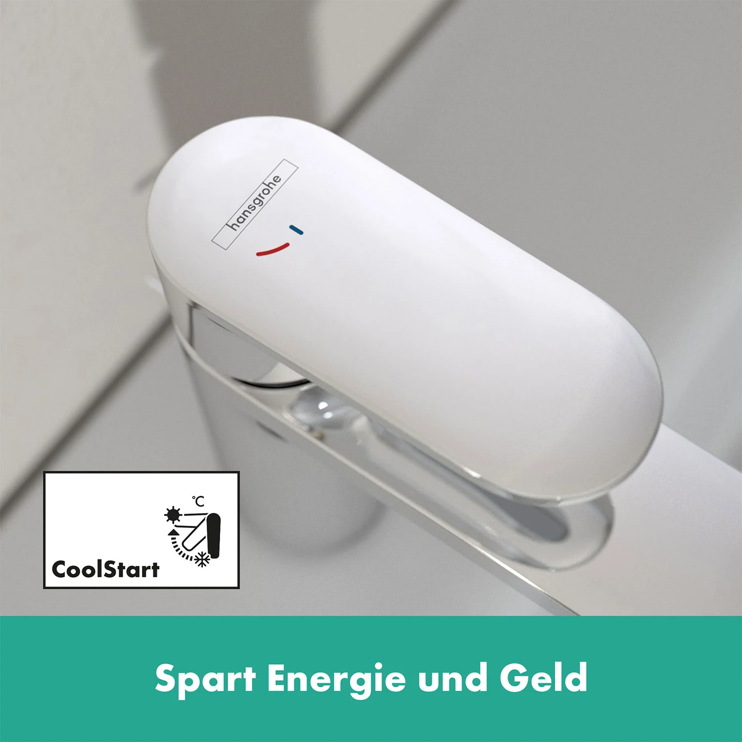 hansgrohe Vernis Blend Einhebel-Waschtischarmatur 70 CoolStart mit Zugstangen-Ablaufgarnitur Bild 8