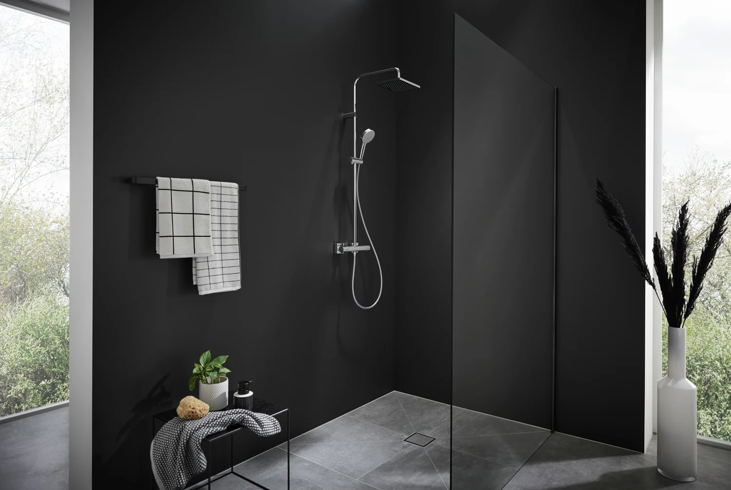 hansgrohe Vernis Shape Duschsystem 230 1 jet EcoSmart mit Brausethermostat Bild 11