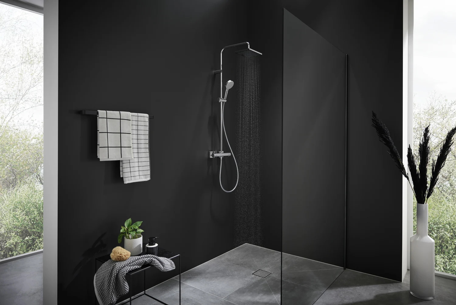 hansgrohe Vernis Shape Duschsystem 230 1 jet EcoSmart mit Brausethermostat Bild 12