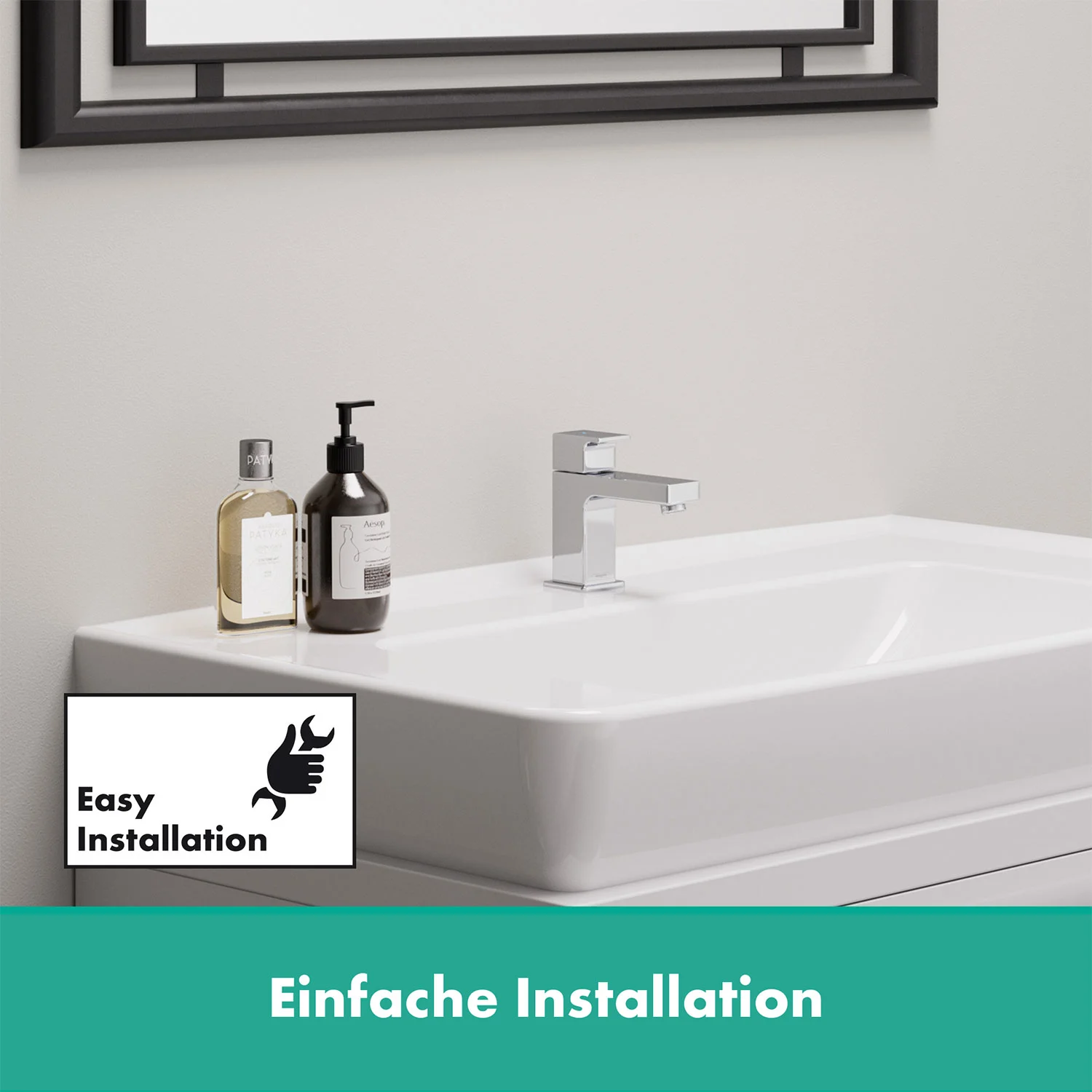hansgrohe Vernis Shape Standventil 70 für Kaltwasser, ohne Ablaufgarnitur Bild 6