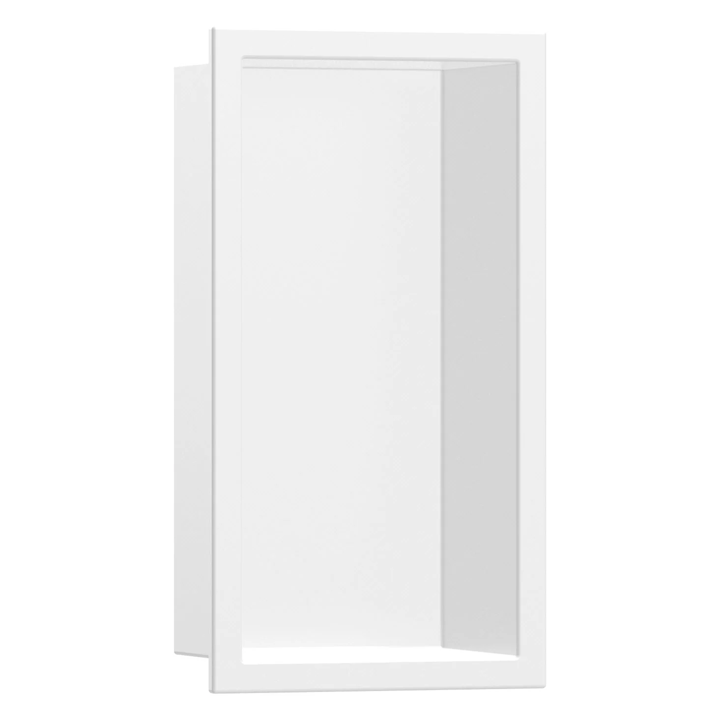 hansgrohe XtraStoris Original Wandnischen-Einbaubox mit Rahmen 15 x 7 x 30 cm