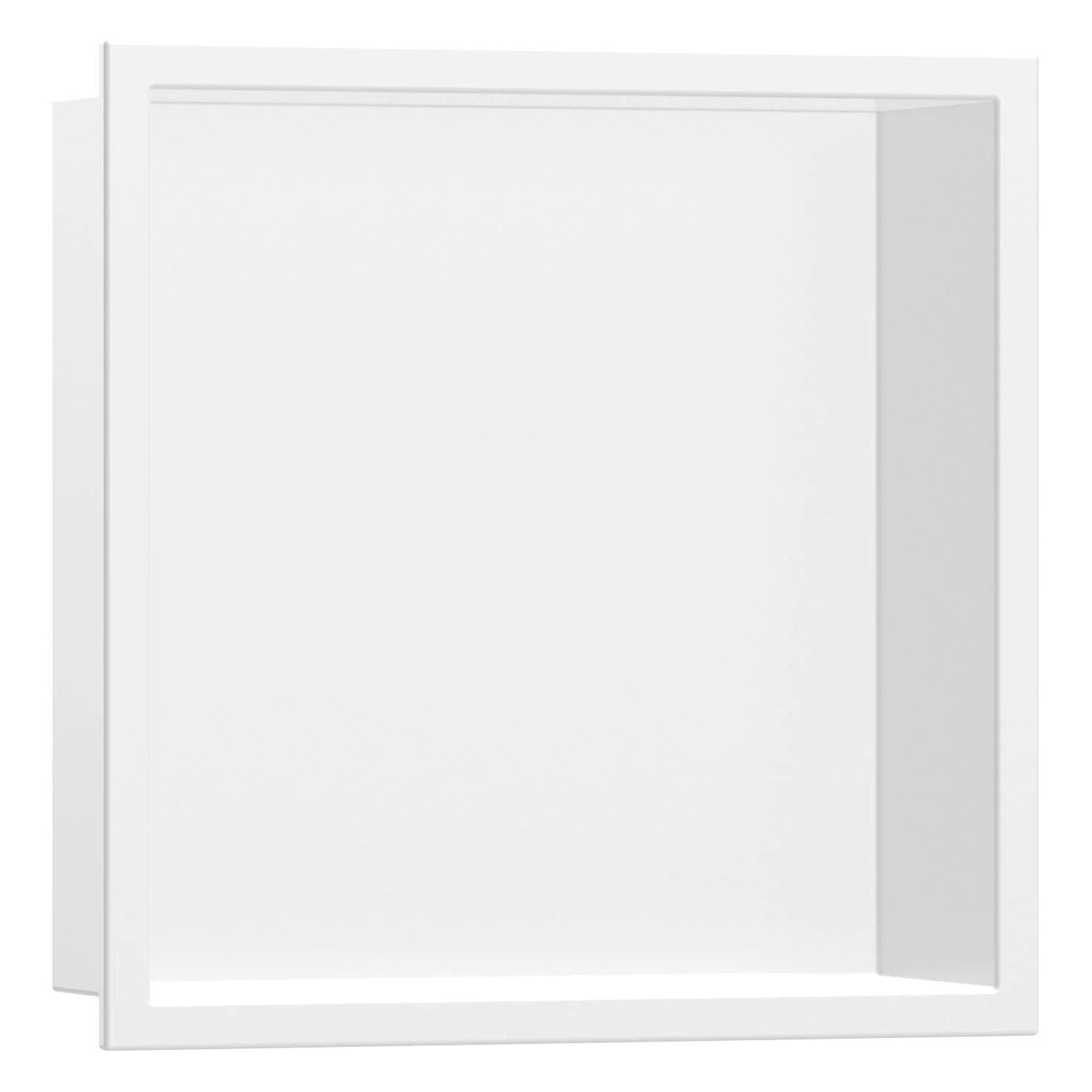 hansgrohe XtraStoris Original Wandnischen-Einbaubox mit Rahmen 30 x 7 x 30 cm