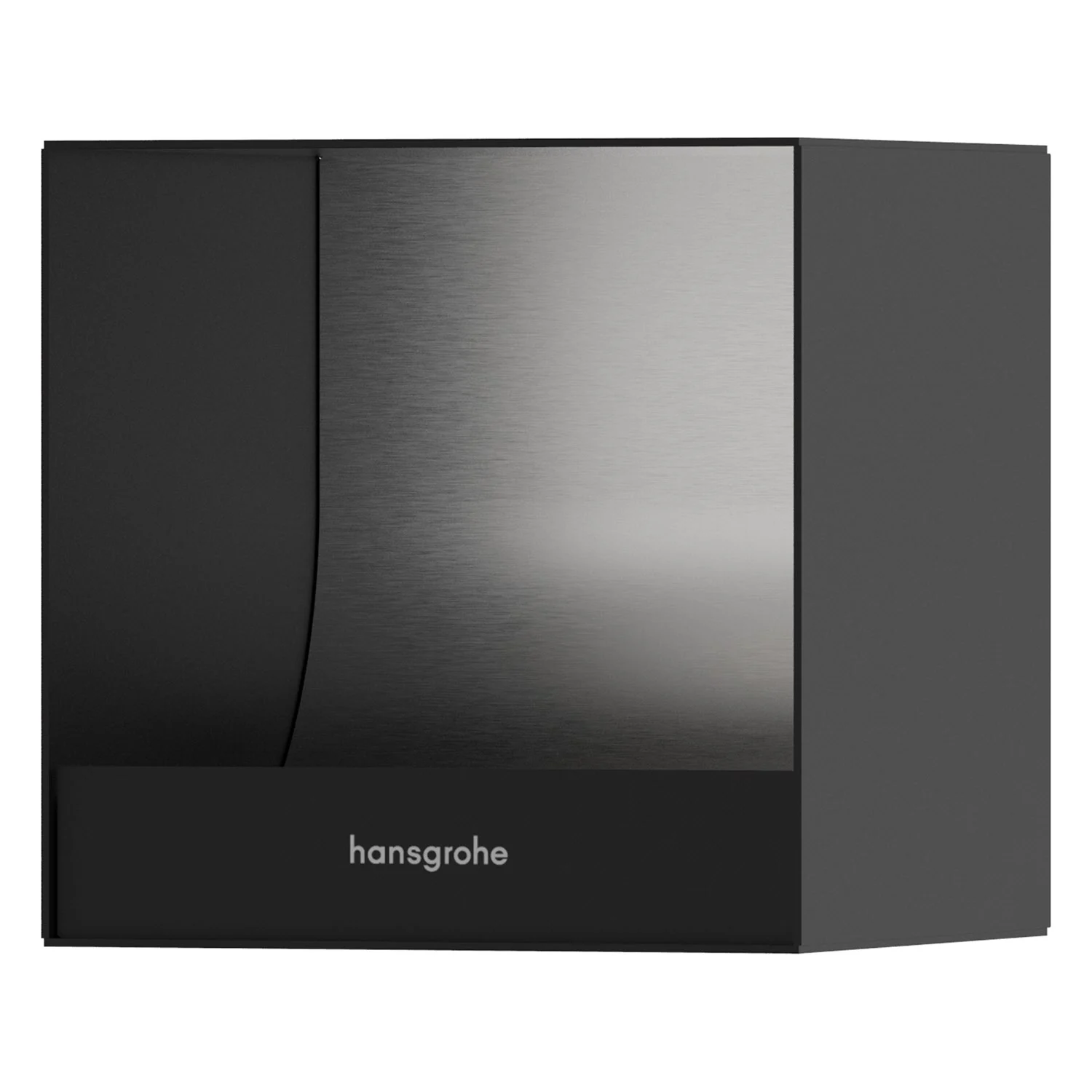 hansgrohe XtraStoris Original Einbau-Toilettenpapierhalter rahmenlos 15 x 14 x 15 cm Bild 2