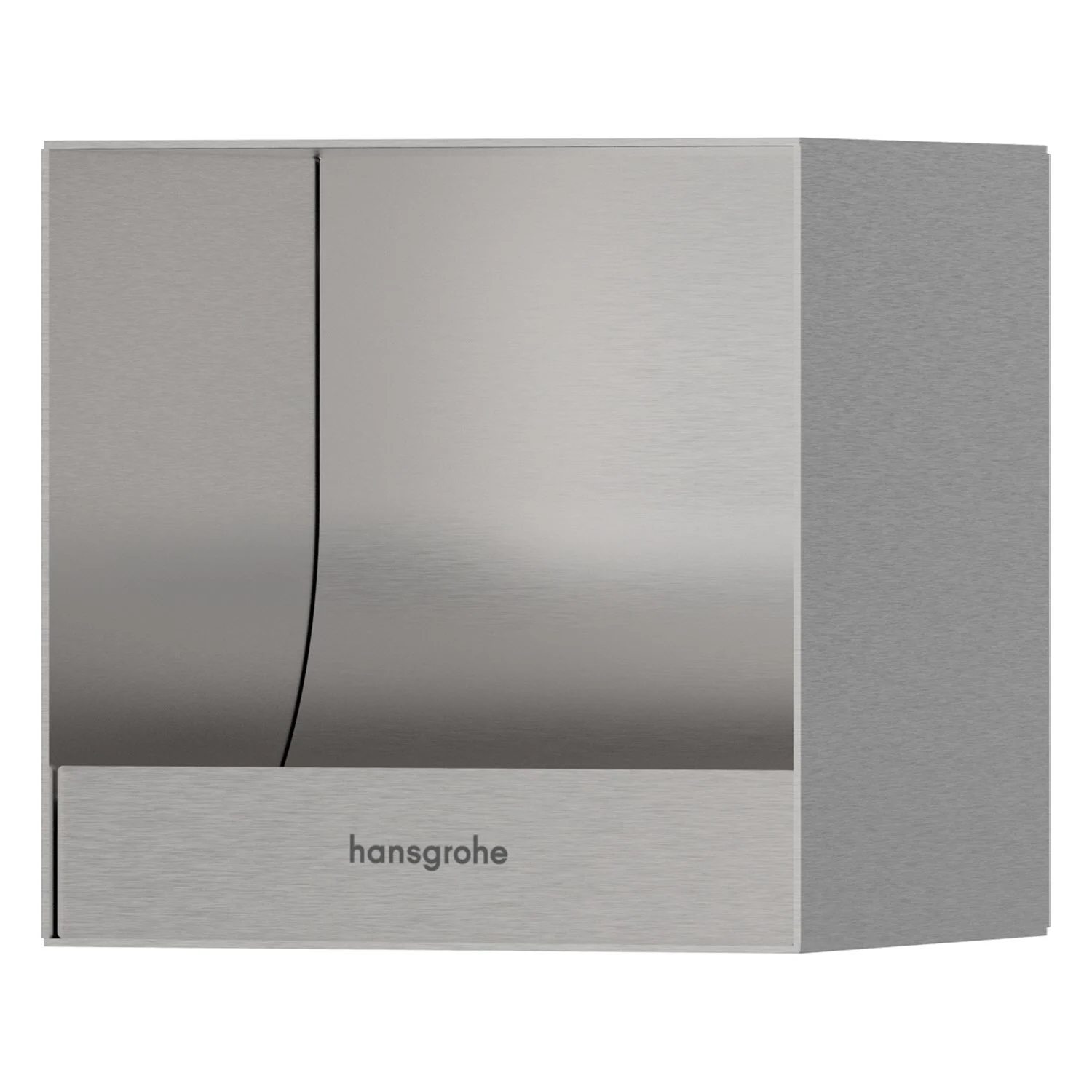 hansgrohe XtraStoris Original Einbau-Toilettenpapierhalter rahmenlos 15 x 14 x 15 cm Bild 2