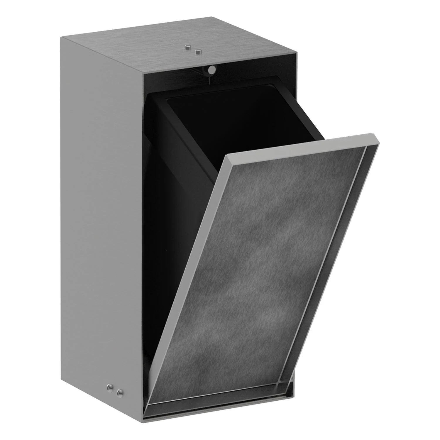 hansgrohe XtraStoris Rock Einbau Abfalleimer mit befliesbarer Tür 300/150/140