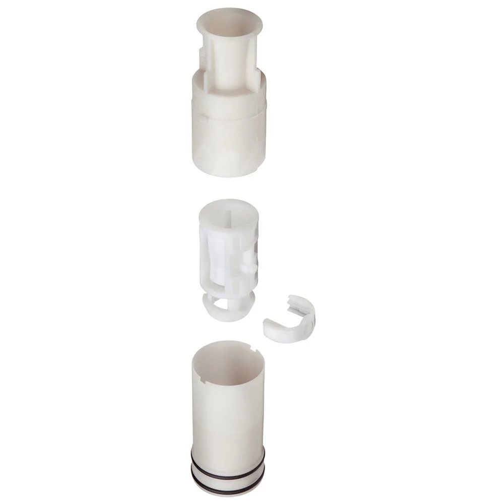 Biały hamulec węża w częściach, hansgrohe