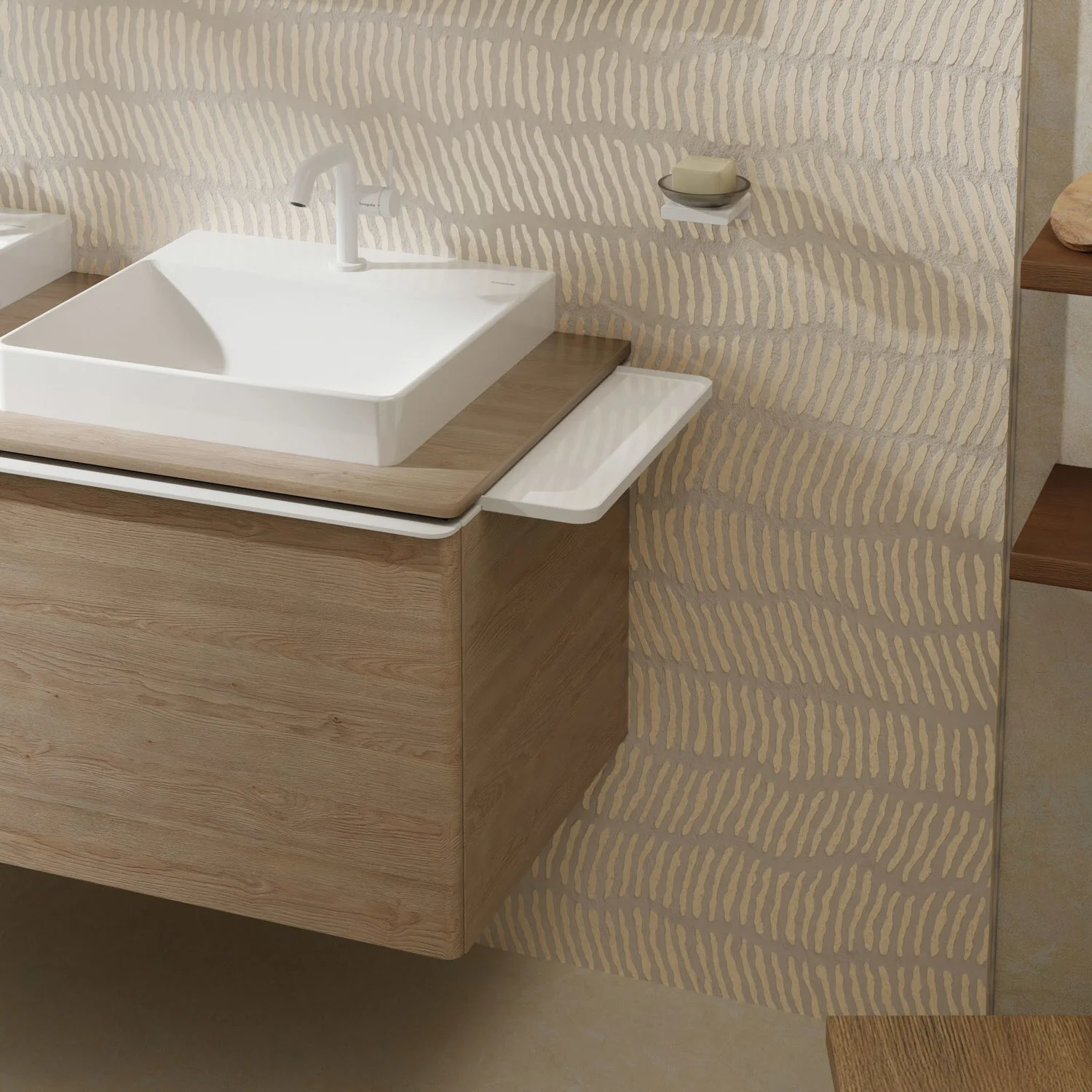 hansgrohe Xelu Q Ablage 43 x 13 cm Bild 3