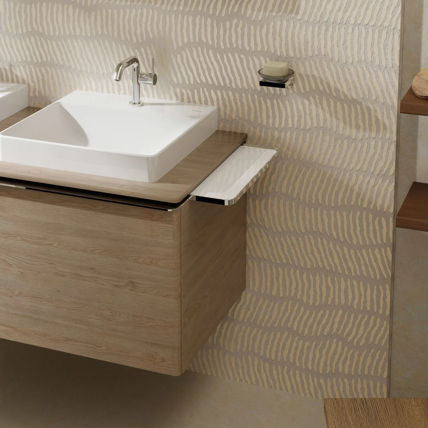 hansgrohe Xelu Q Ablage 43 x 13 cm Bild 5