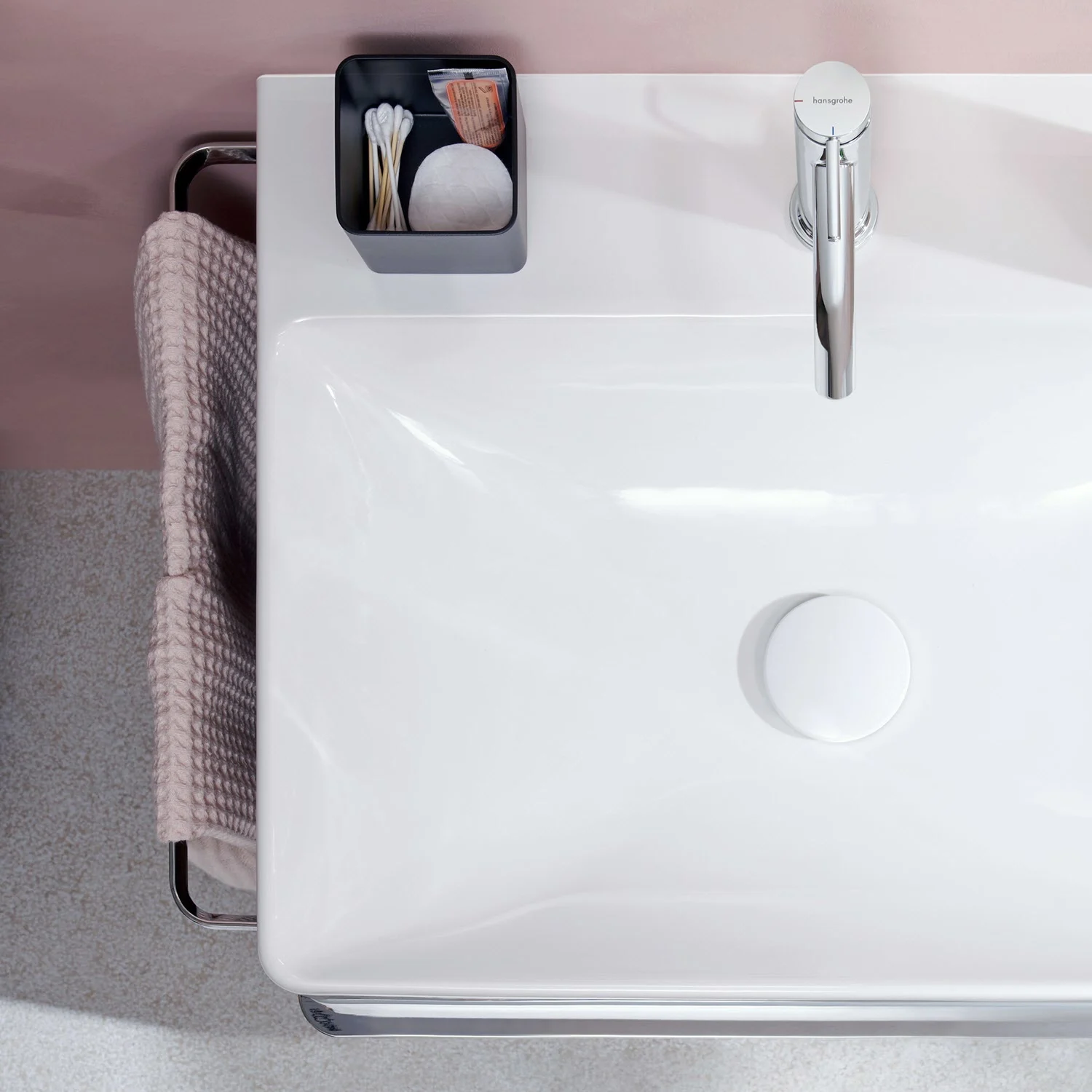 hansgrohe Xelu Q Handtuchhalter 43 x 9 cm Bild 3